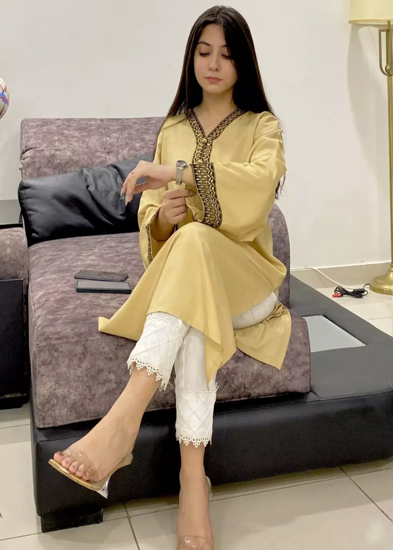 cotton Kurti in Lemonade