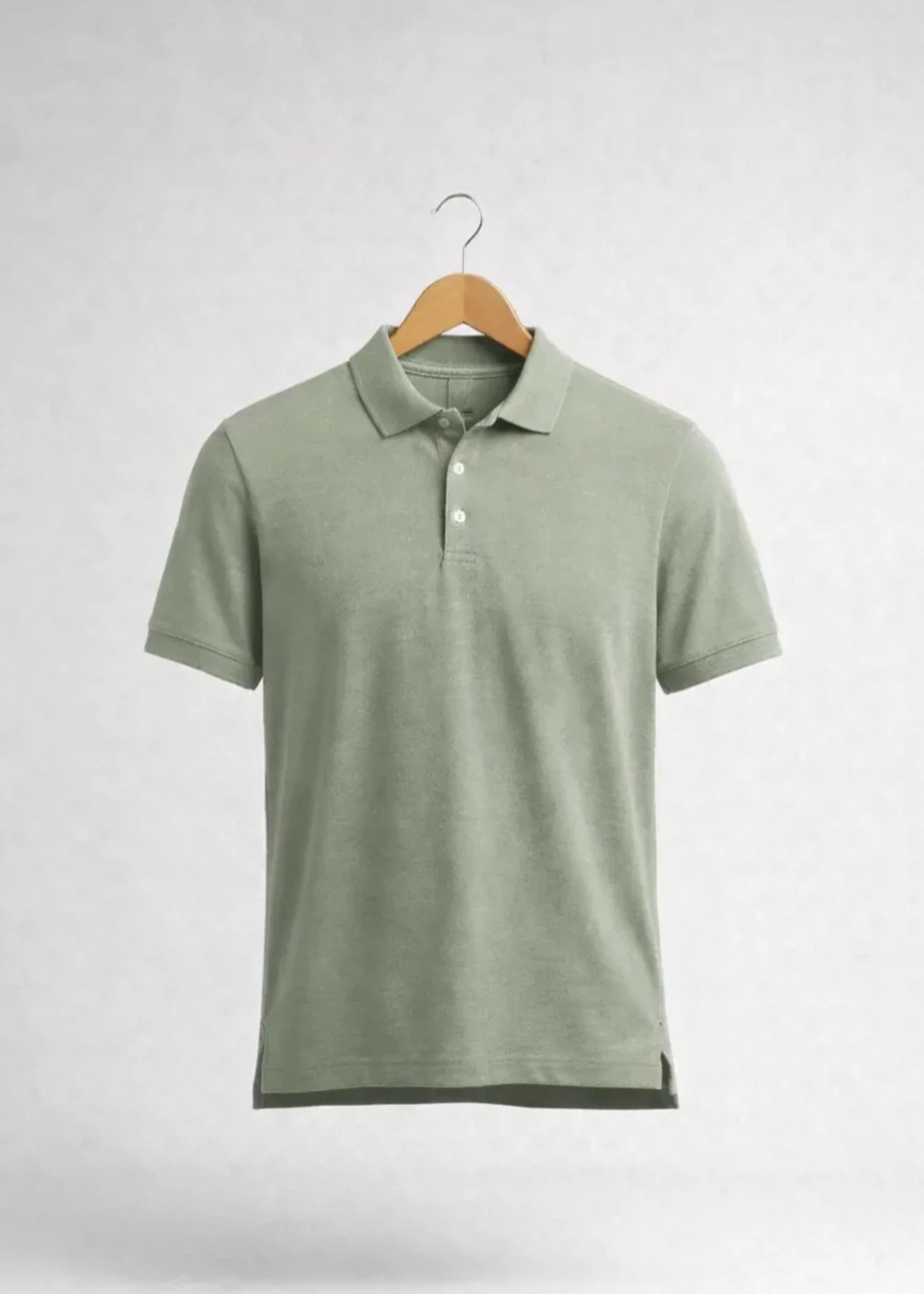polycotton Polo Shirt in Olive green