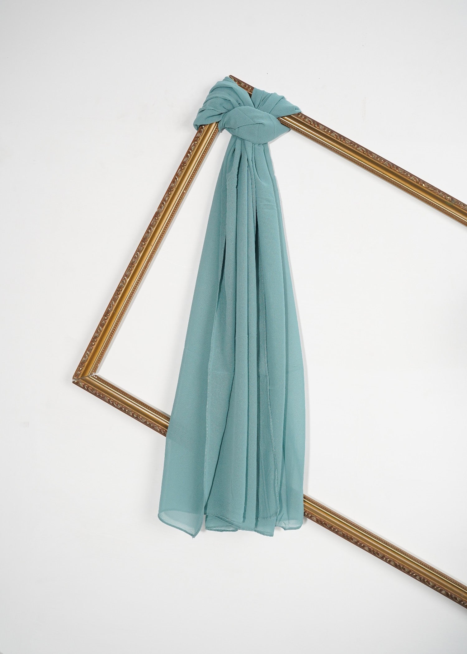 chiffon Hijab in Sea green