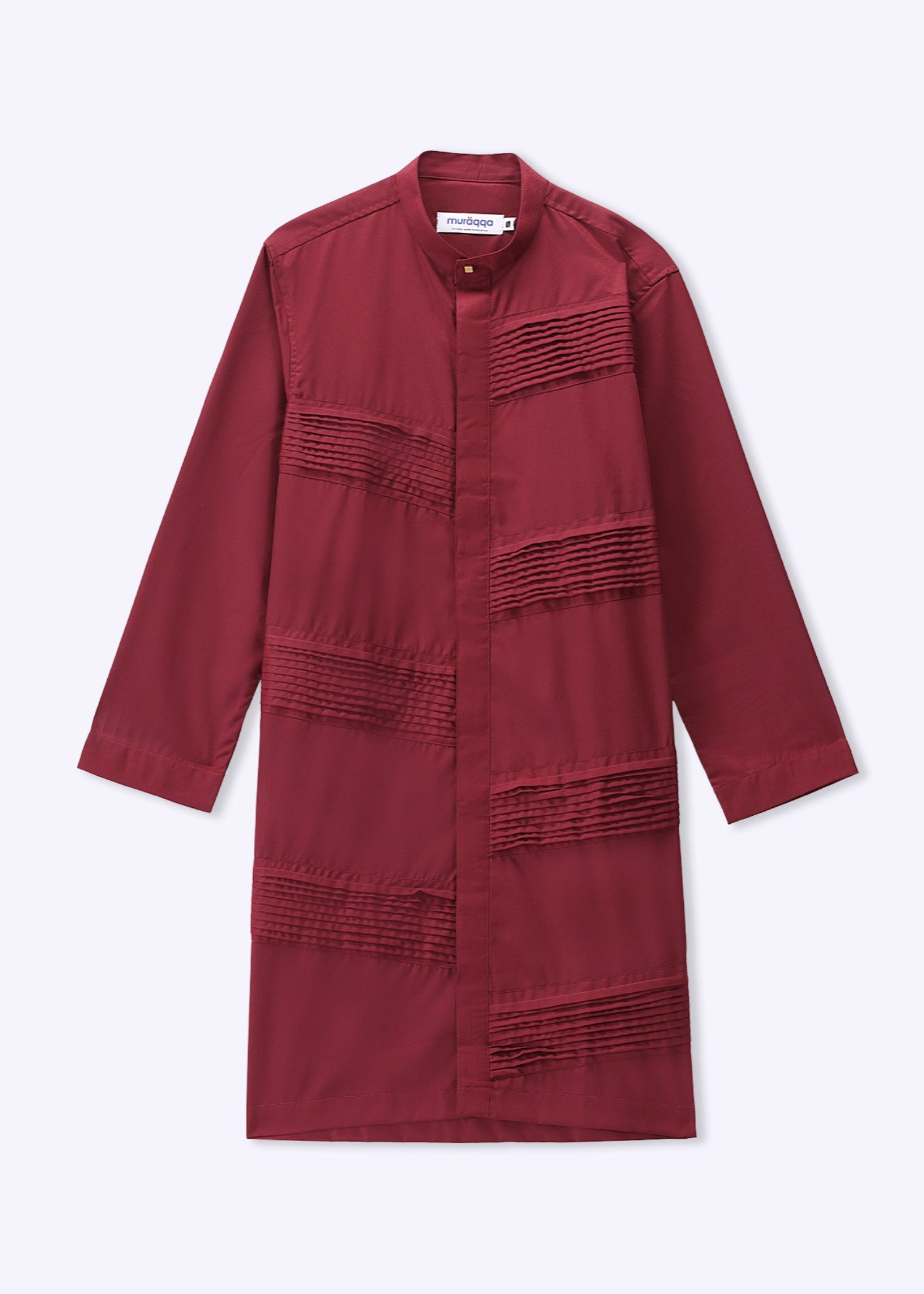 suiting Kurta Set in Maroon, off-white