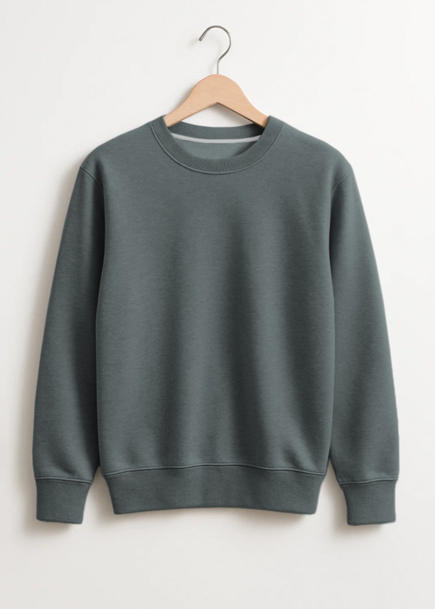 fleece Sweatshirt in Smoke grey