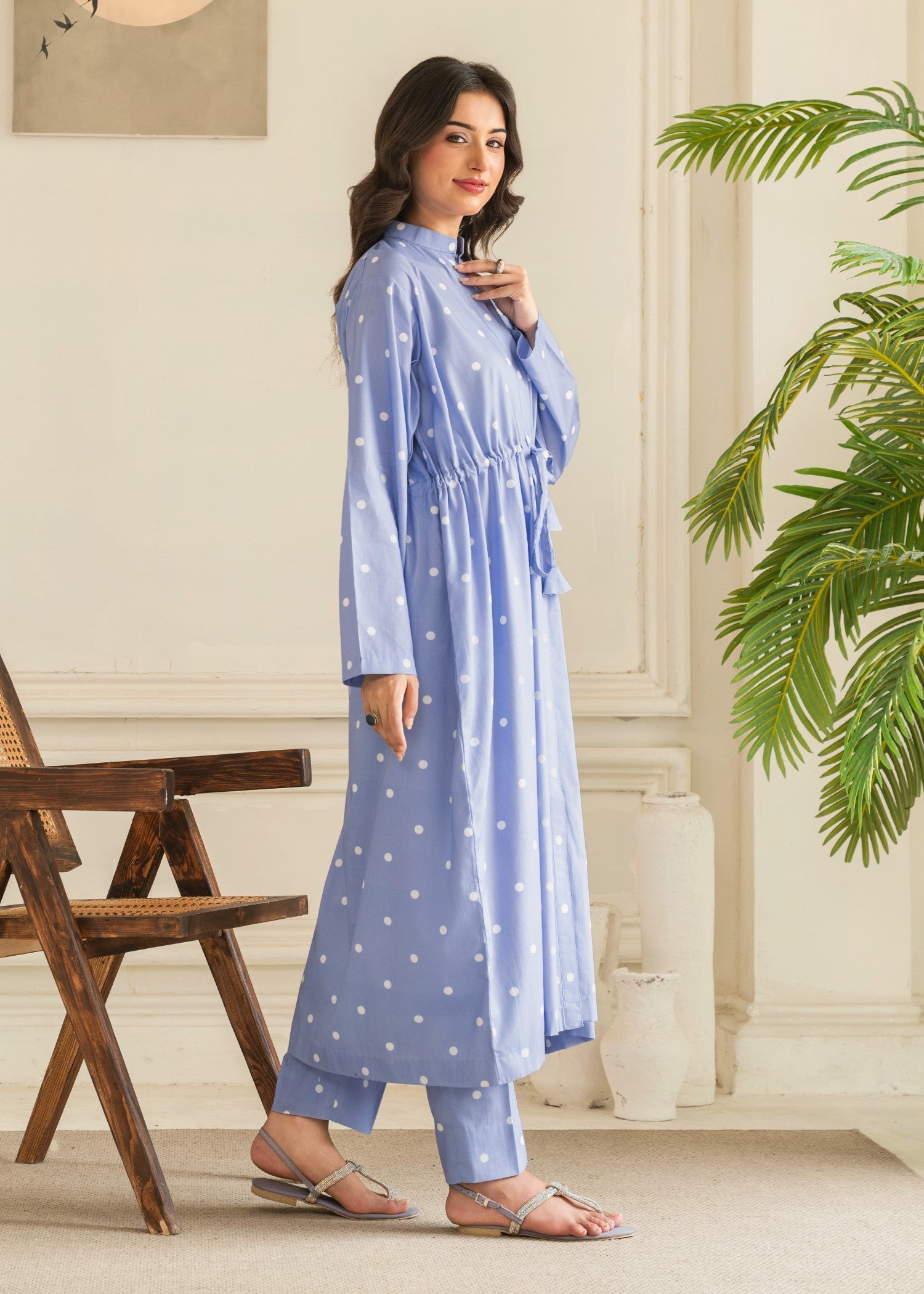 cotton Co Ord Sets in Lavender