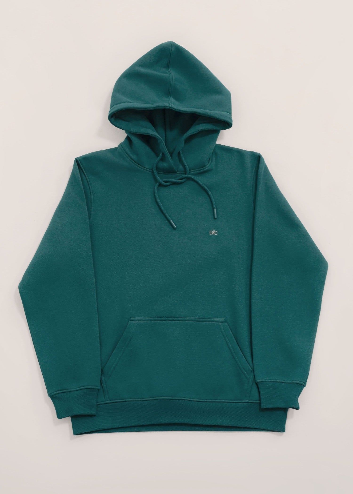 fleece Hoodie in Pine green