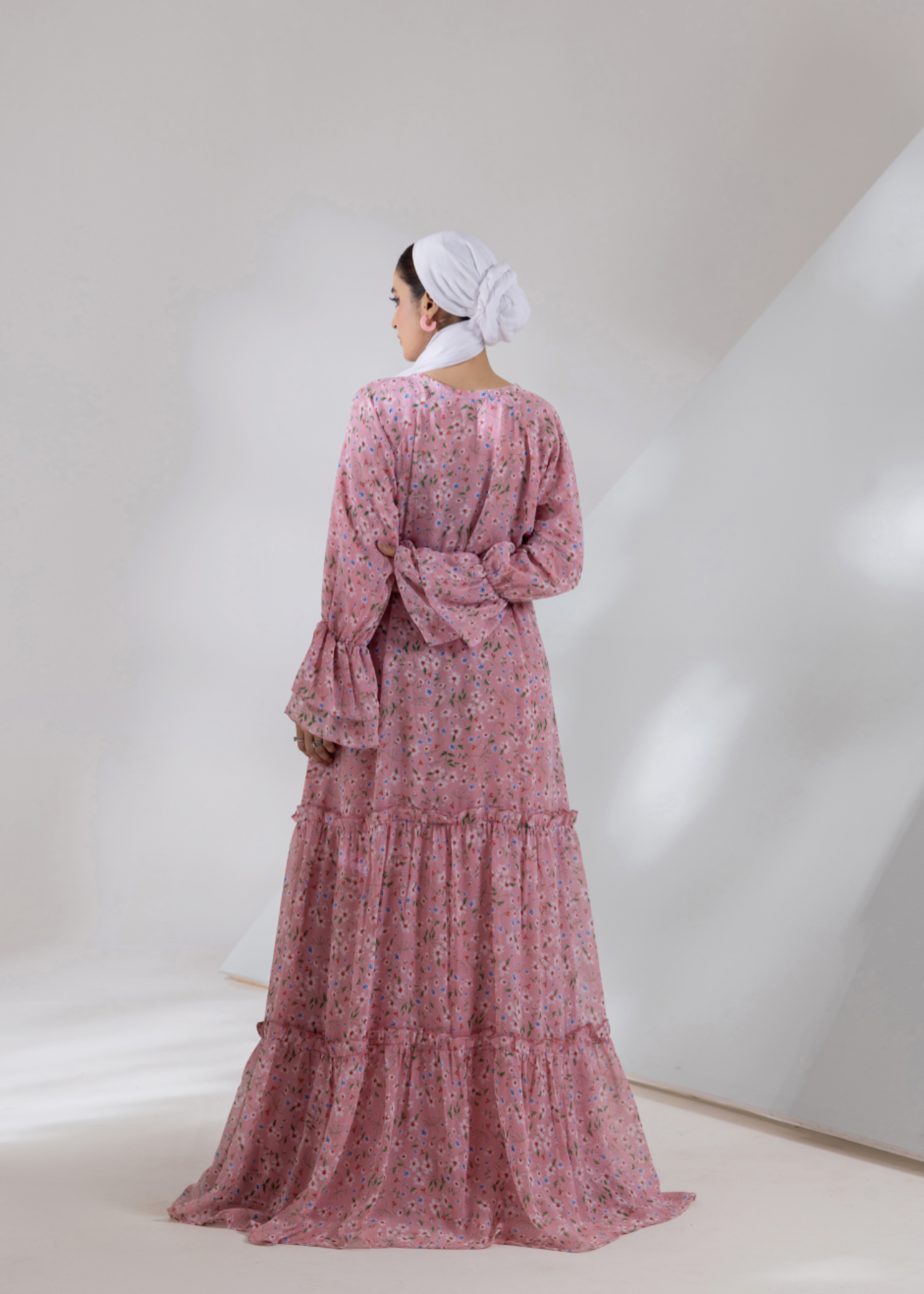 chiffon Maxi in Pink