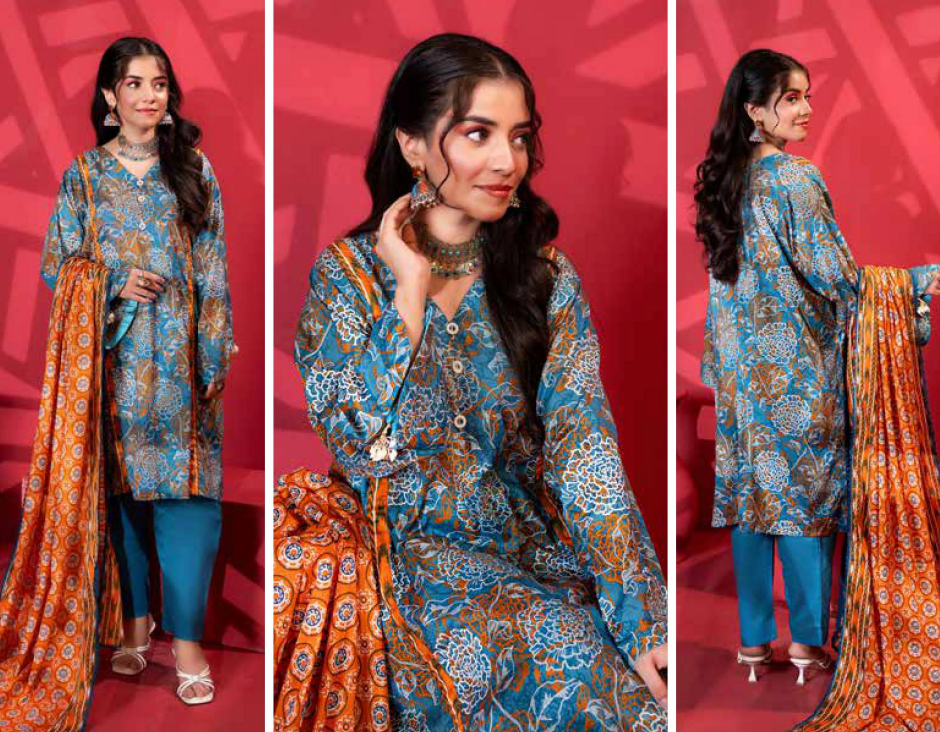 Printed Summer Lawn Drop 15 – 1