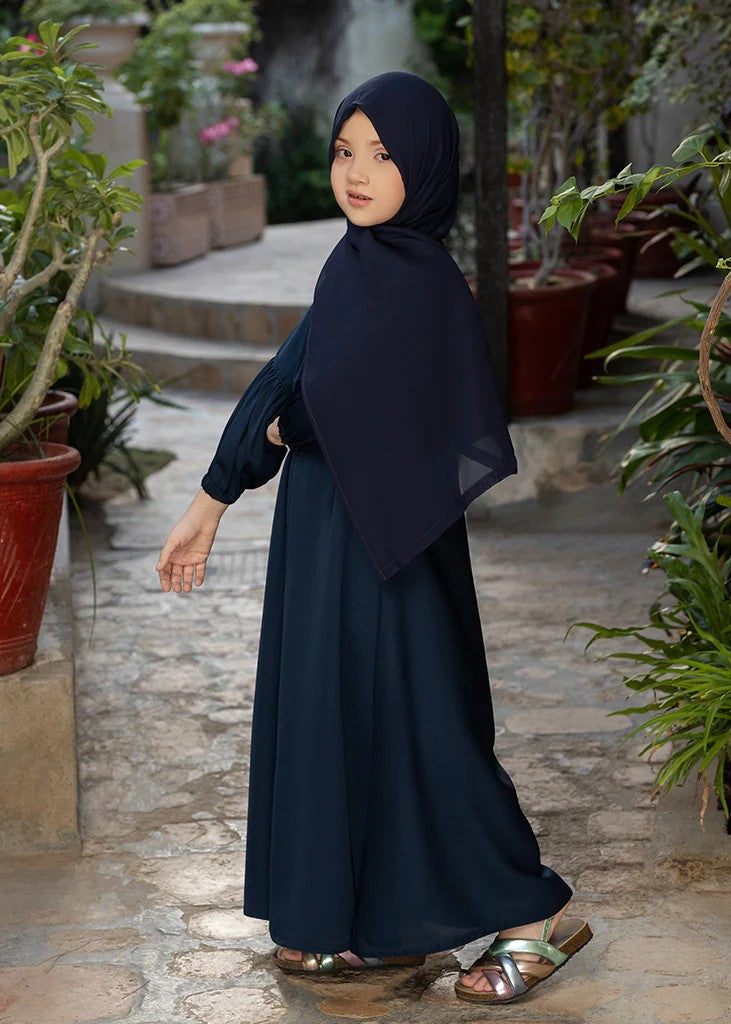 nidha Abaya in Navy blue
