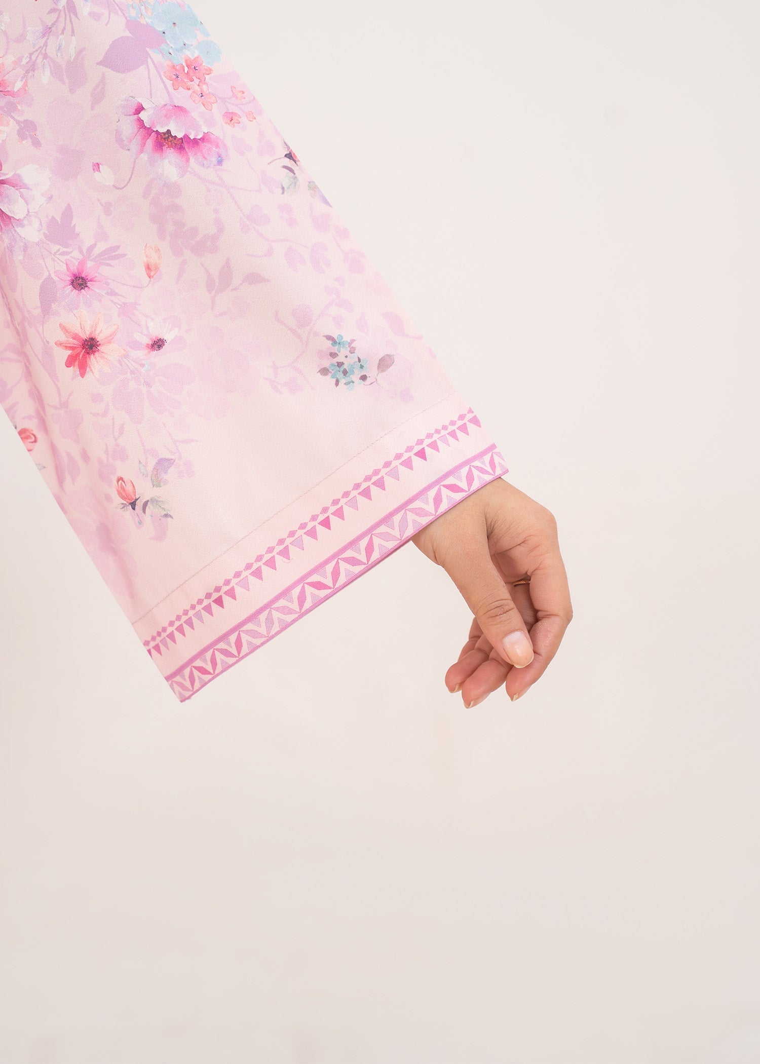 poly lawn Co Ord Sets in Light pink