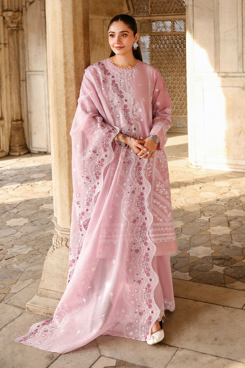 Festive – Lavender Mist - Embroidered Lawn