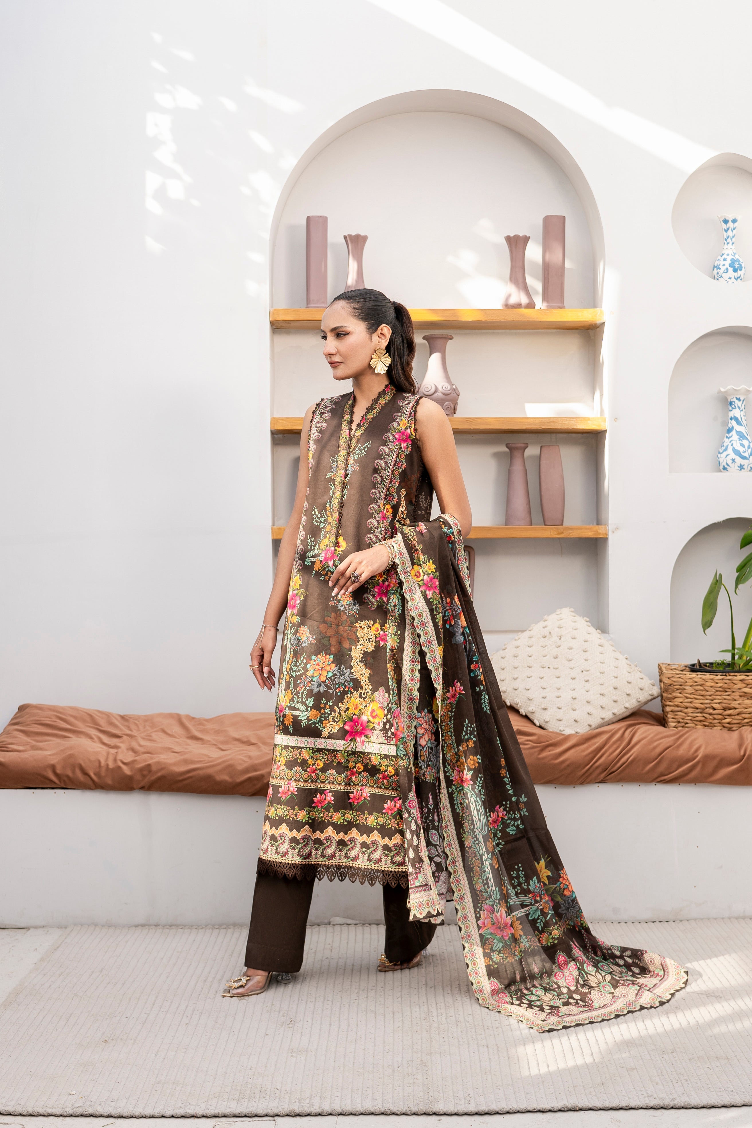 Summer Printed Lawn – D113