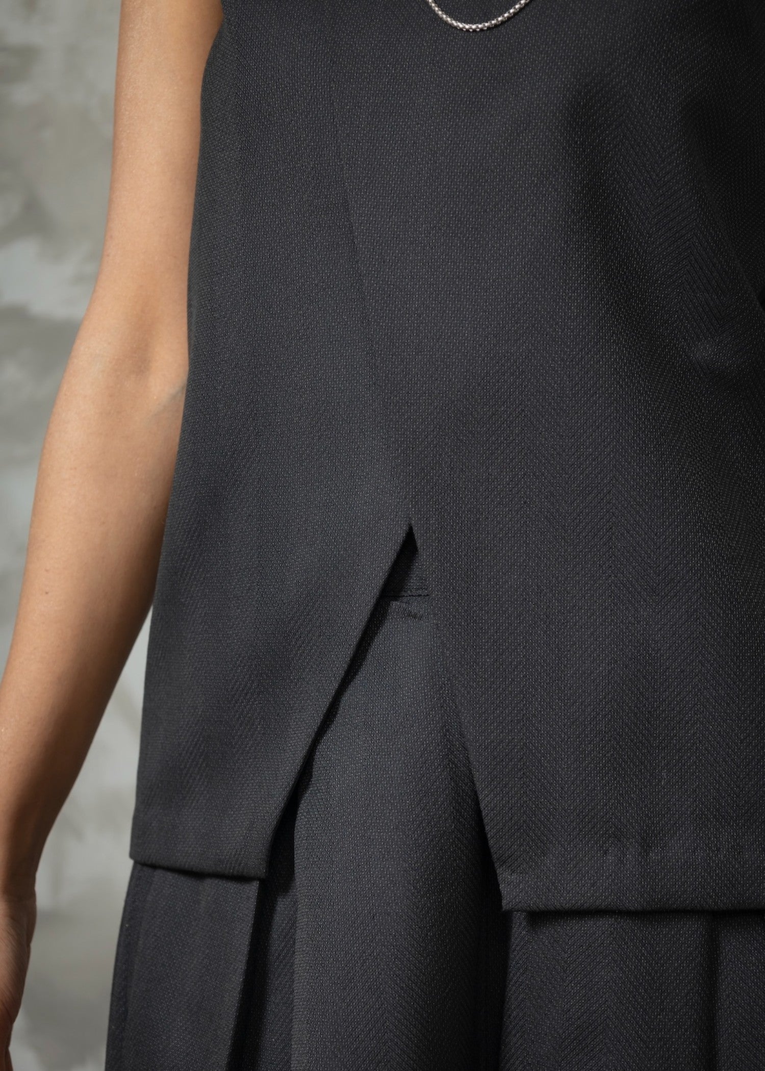 herringbone Co Ord Sets in Jet black