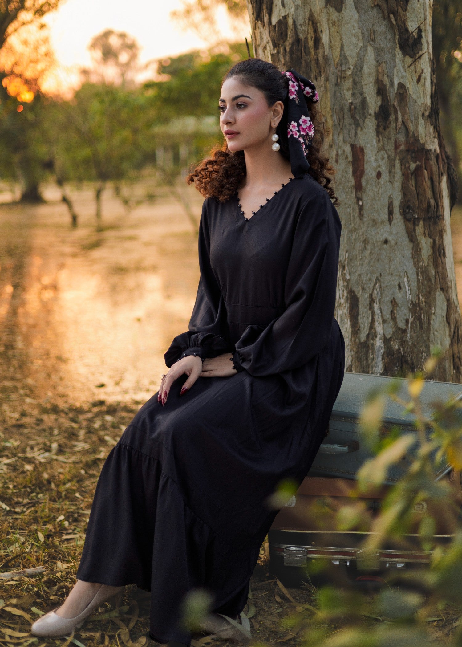 pure marina Maxi in Black