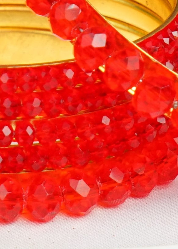 Bangles in Red Color by - Trendy Women Bangles VAC7946