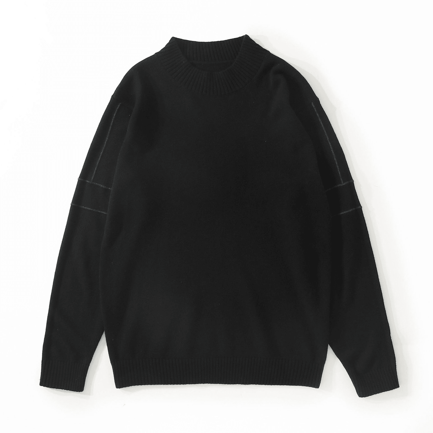 Autumn and Winter Slim-Fitting Threaded Cuffs All-Match Blouse Men