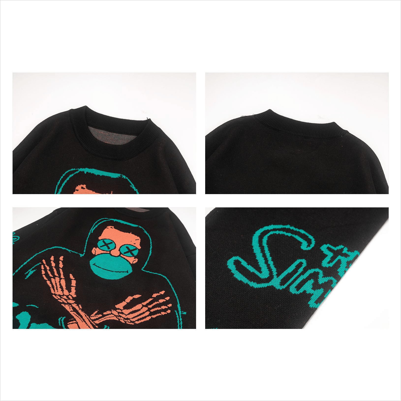 European and American Street Trendy Thin Couple Sweater