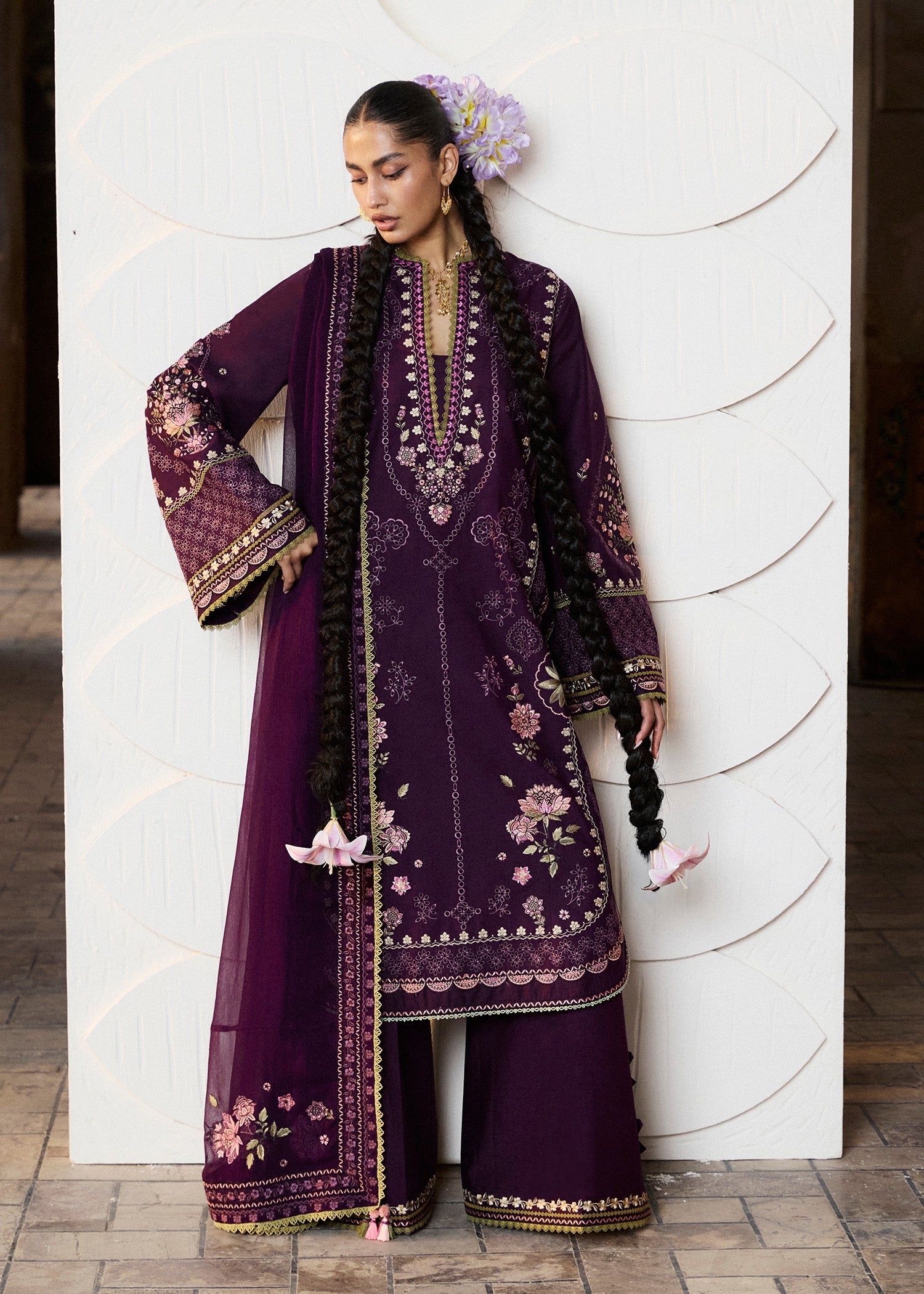 Zan Festive Luxury Lawn – Banafsh