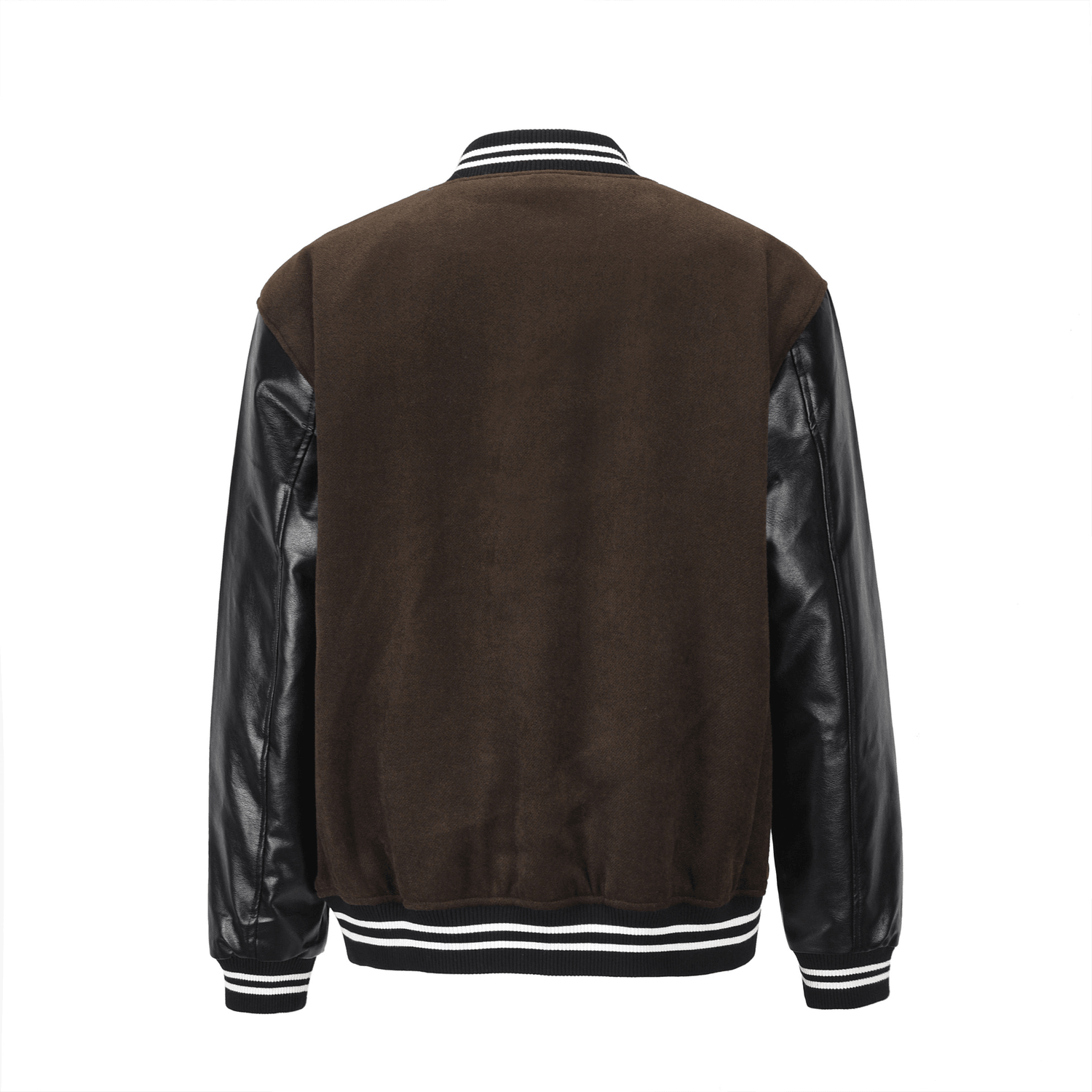 Letter Embroidery Baseball Uniform Street Hip-Hop Woolen Jacket