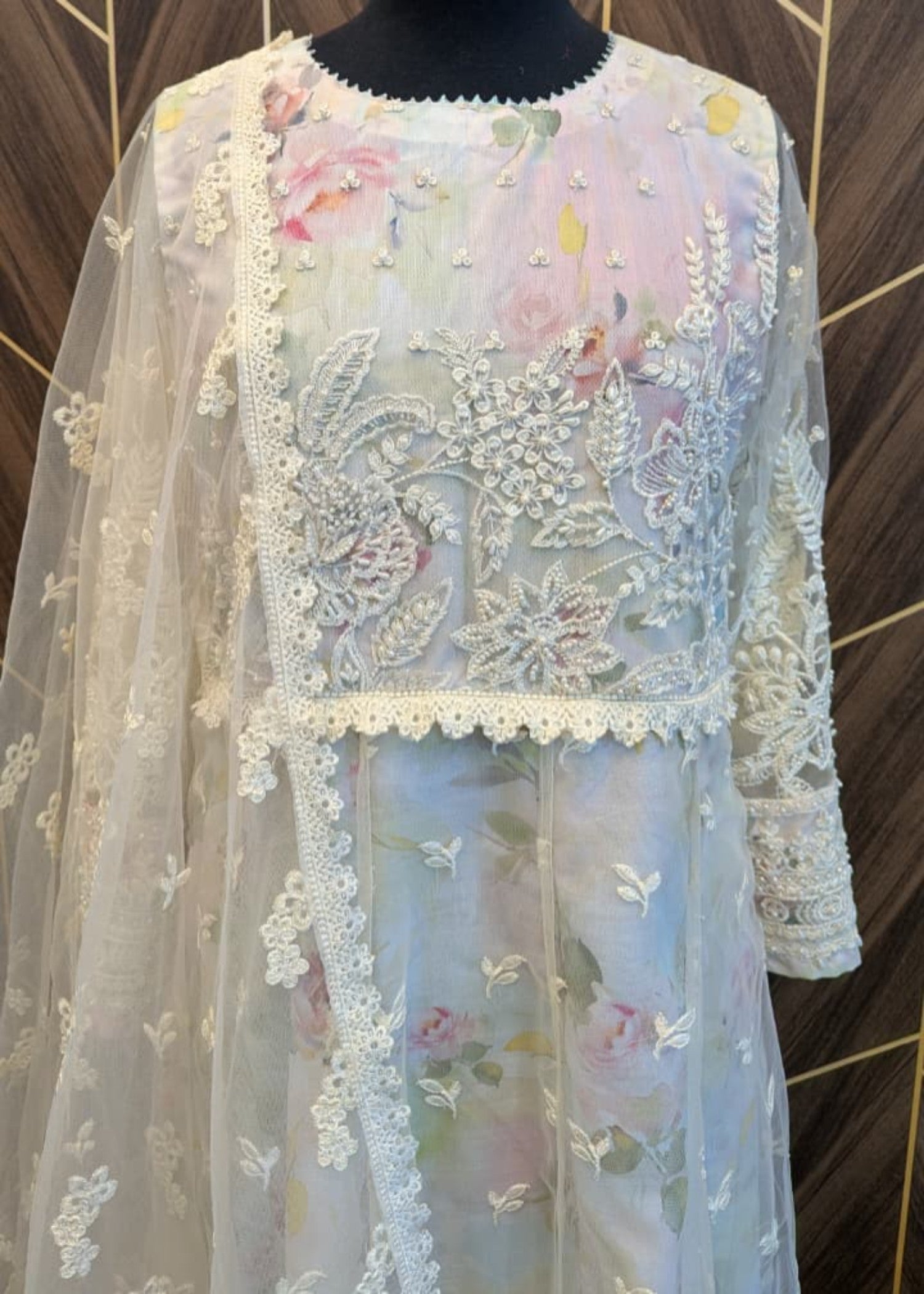 chiffon Maxi in White