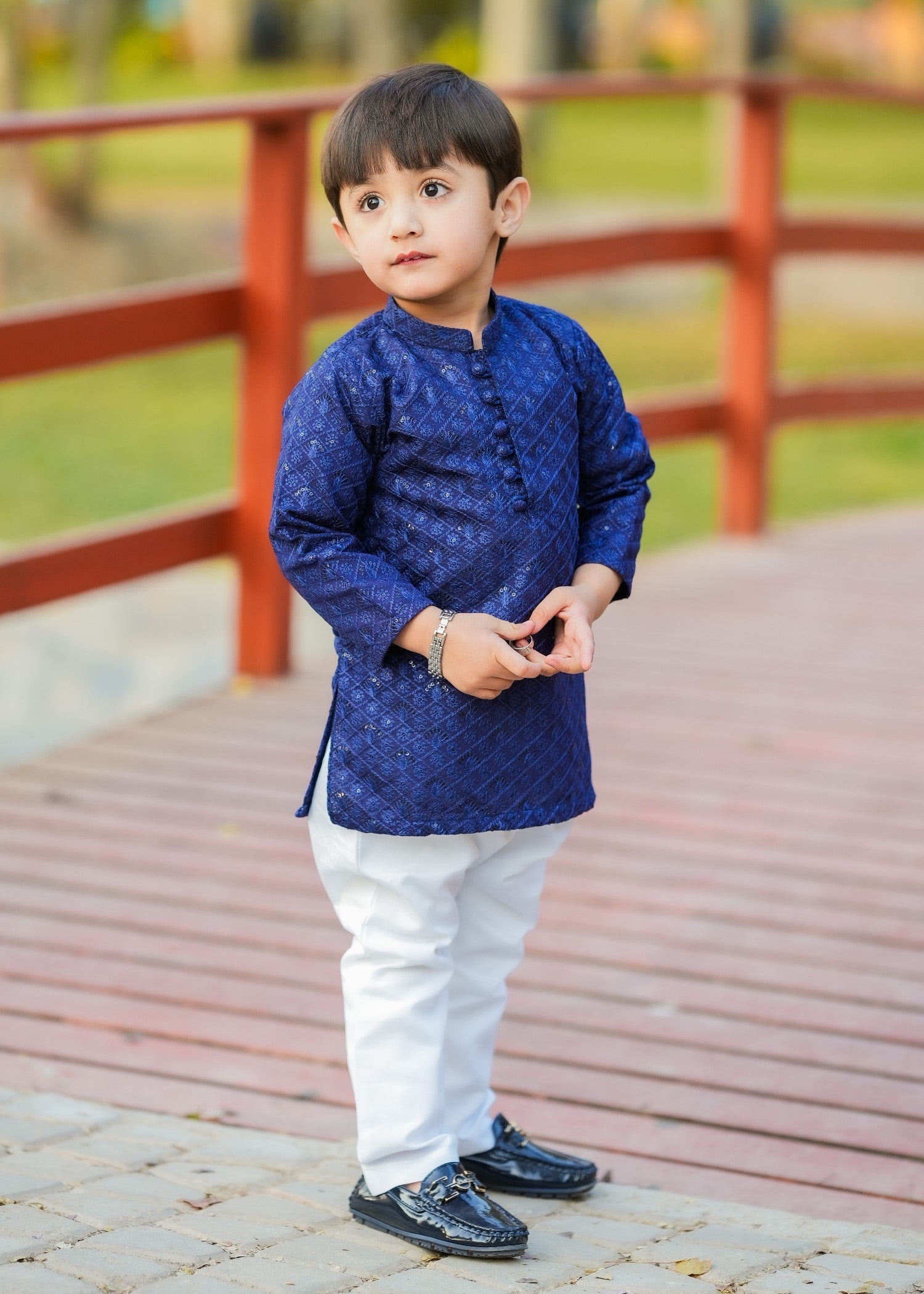 masuri Kurta in Cobalt blue