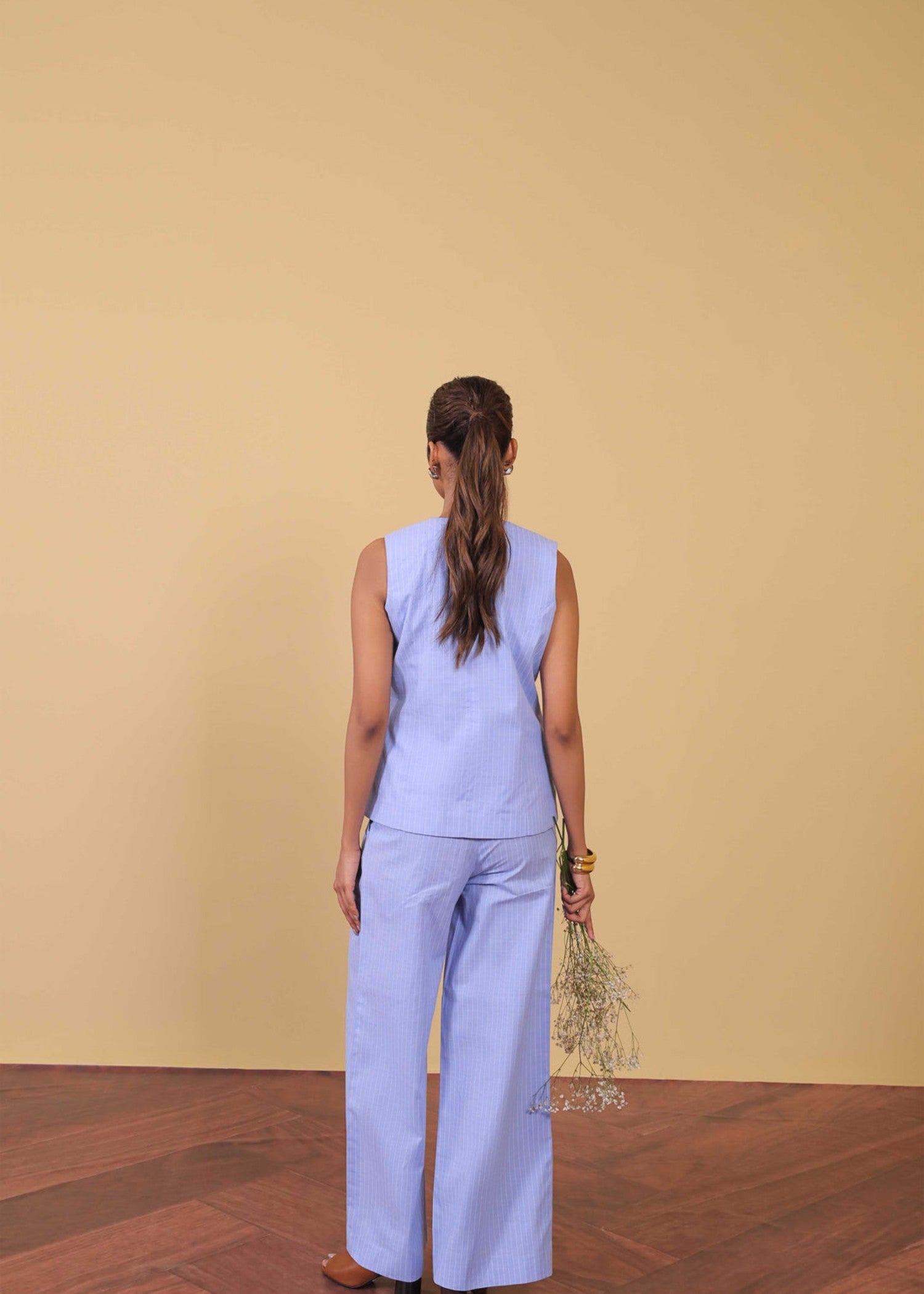cotton Pants in Lilac