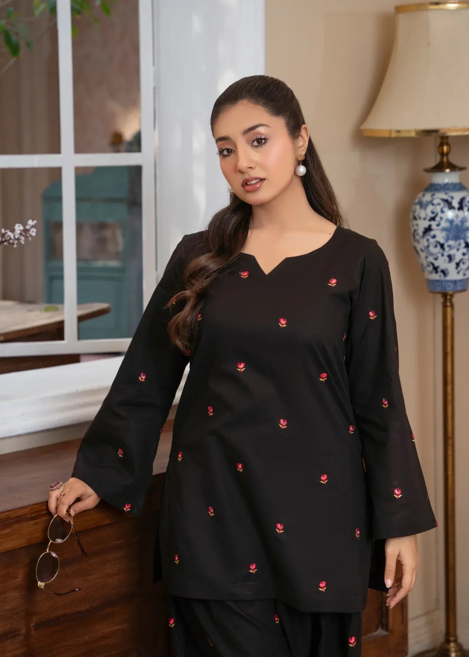 cotton Co Ord Sets in Black