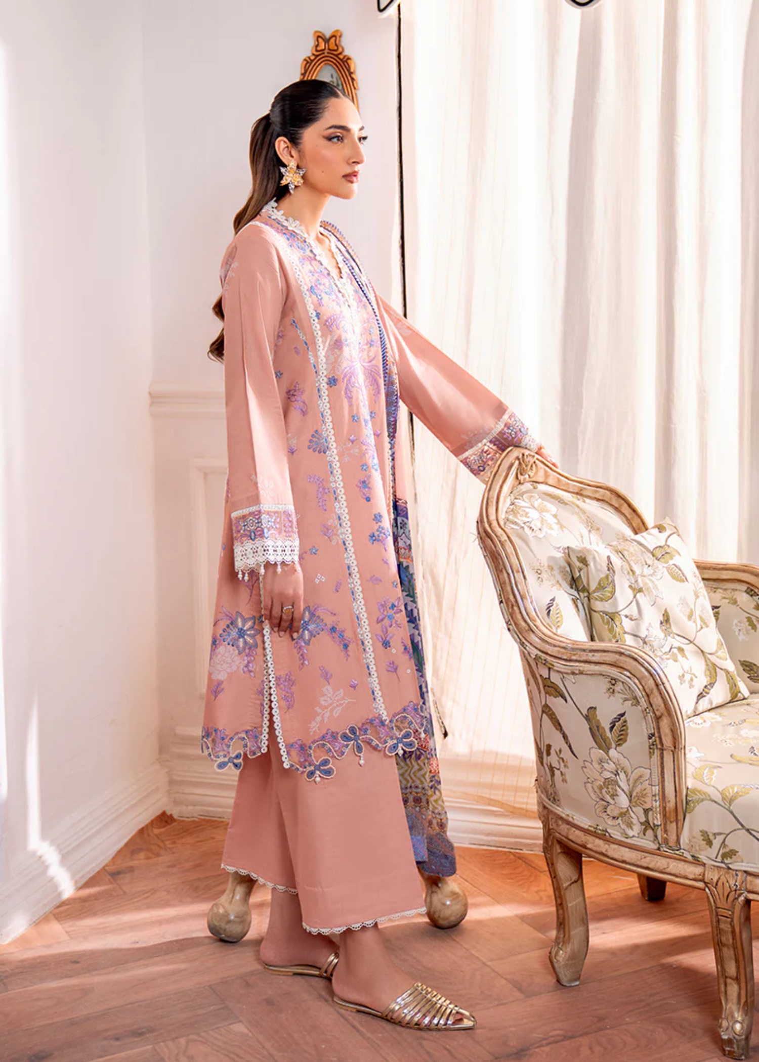 cambric Unstitched in Rose pink