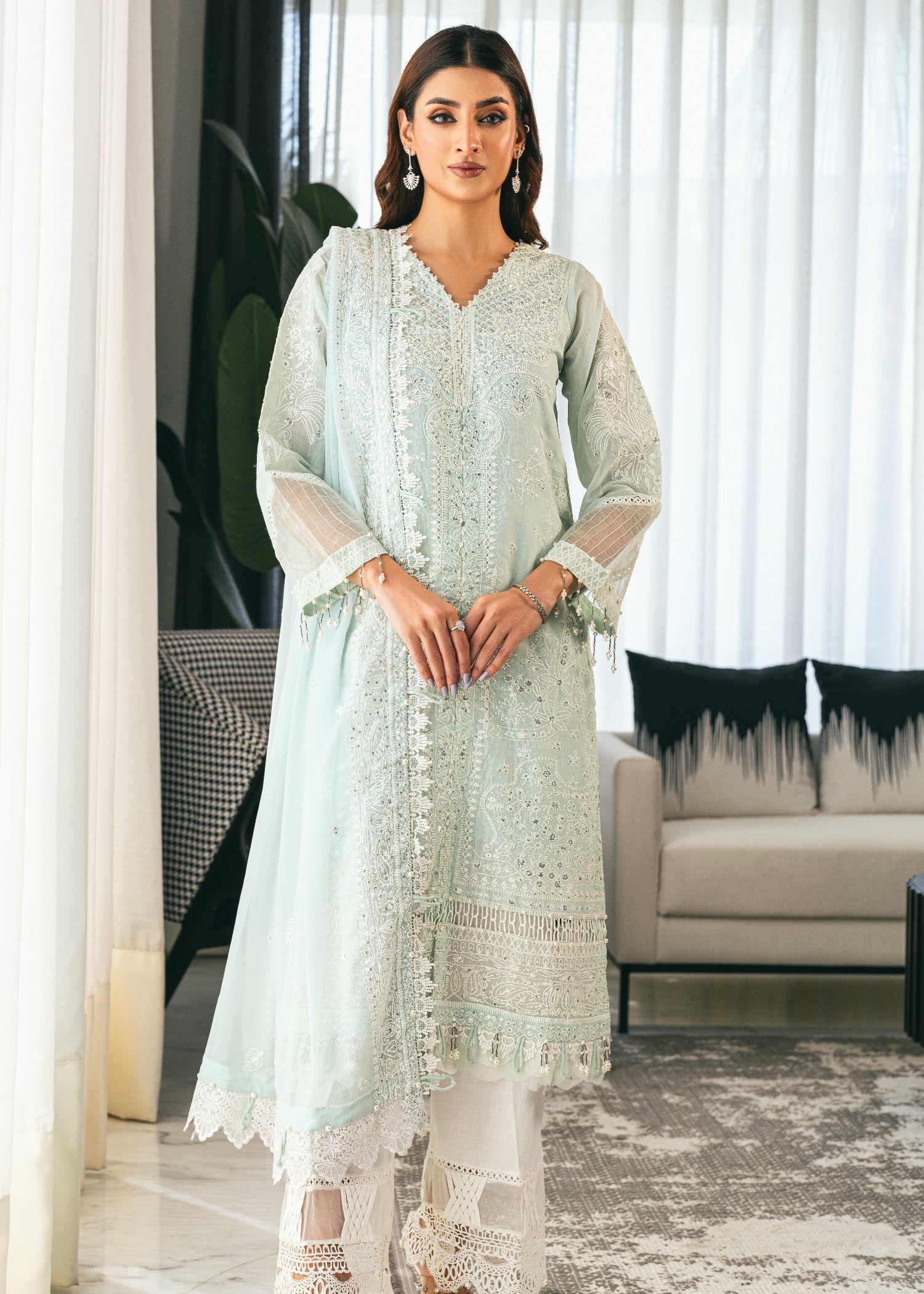 cotton Unstitched in Tea green