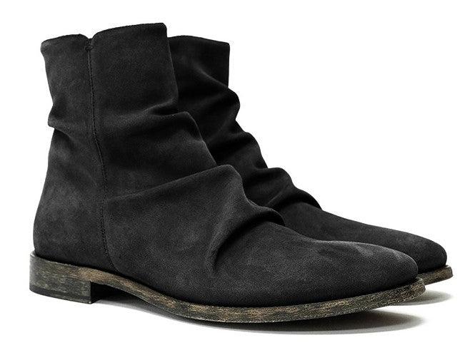 2021 Pleated British Style Short Boots Men's Boots JGB2021N0011004