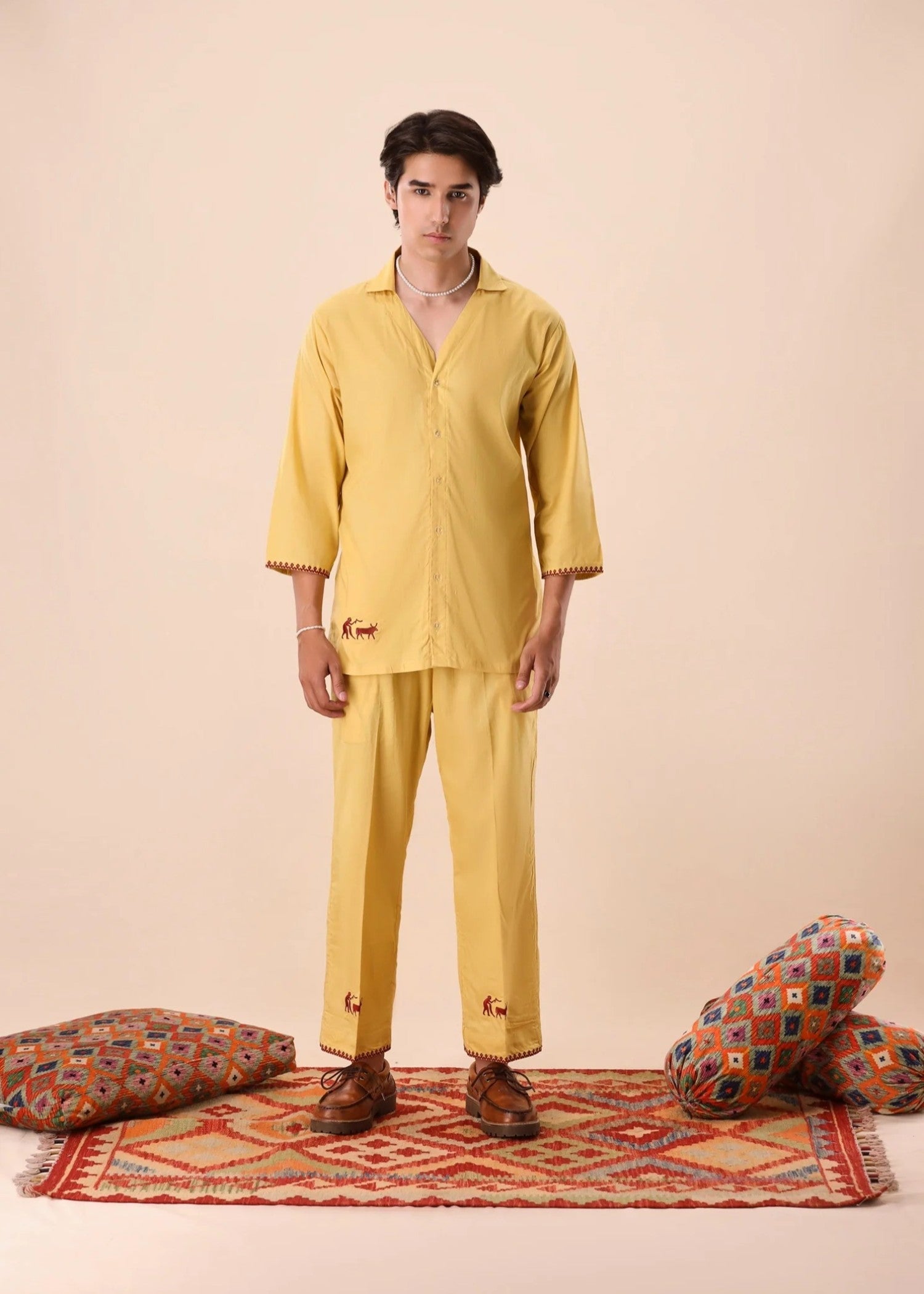 Co ord Set in Yellow