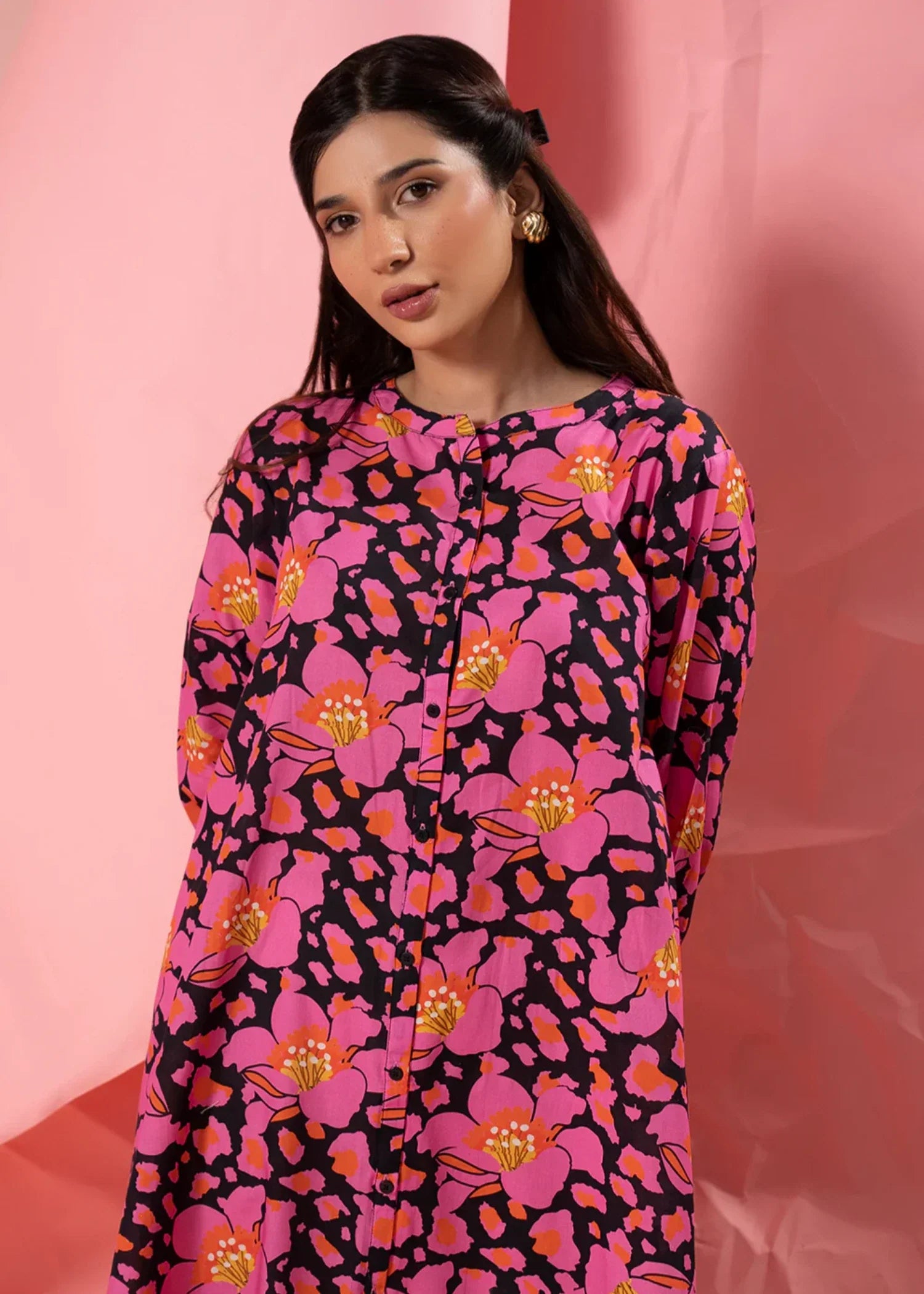 cambric Maxi in Bubblegum pink