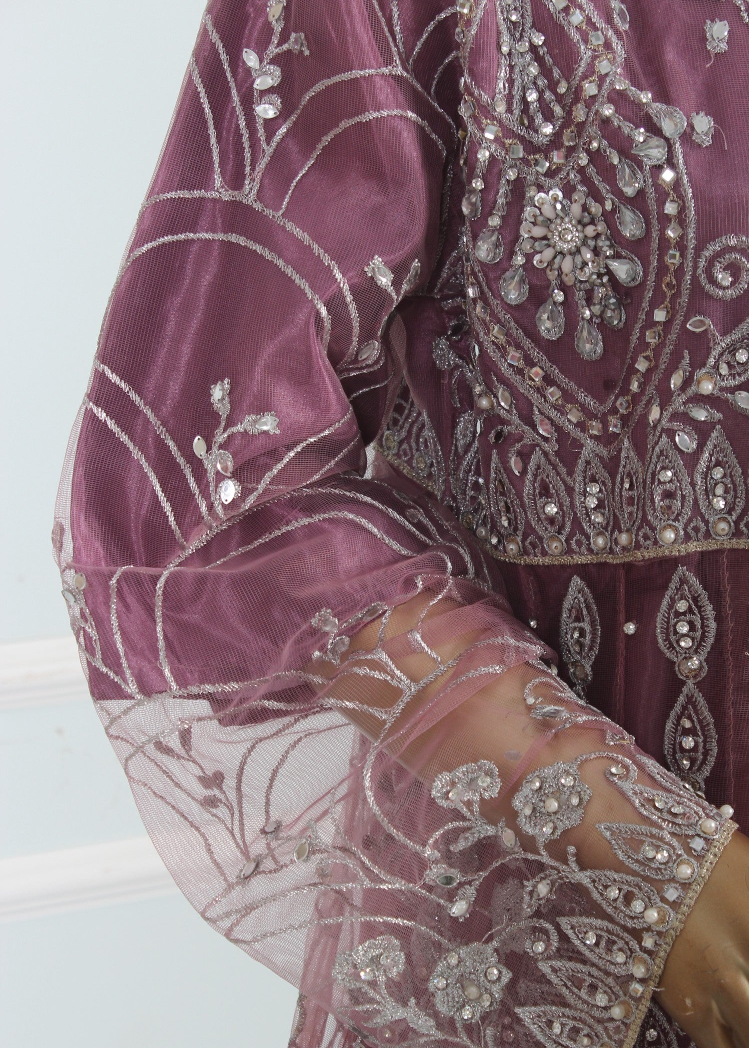 net Maxi in Plum