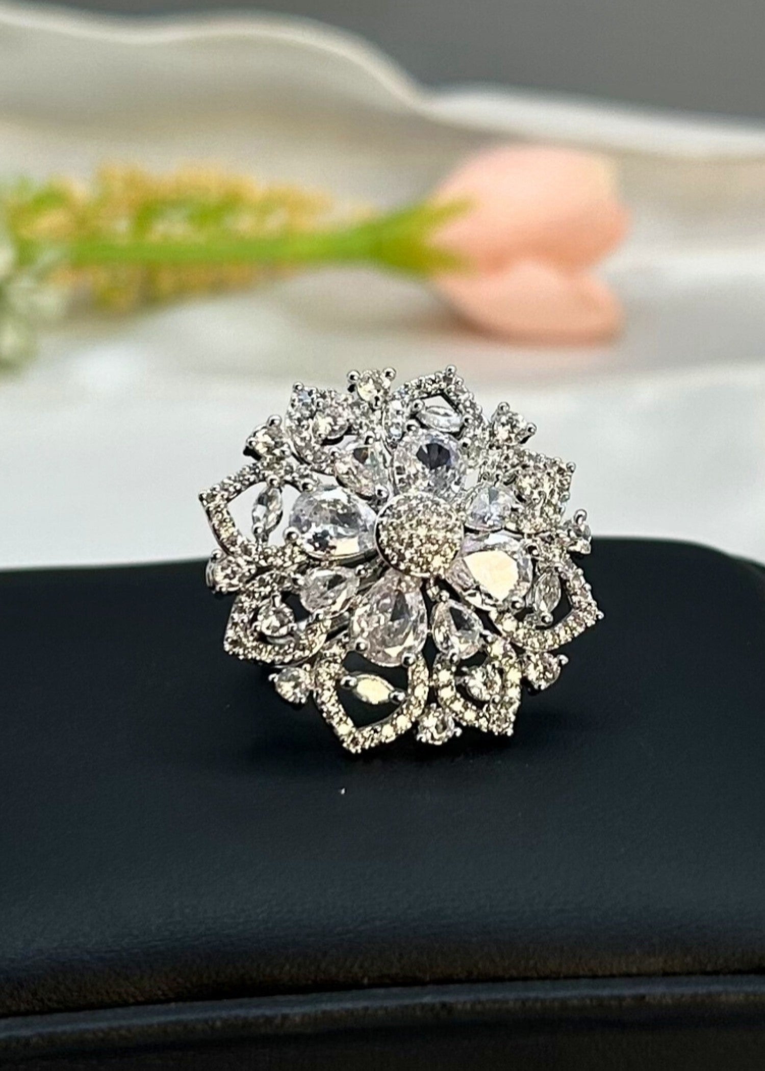 Ring in White Color by - Trendy Women Ring FVW7470