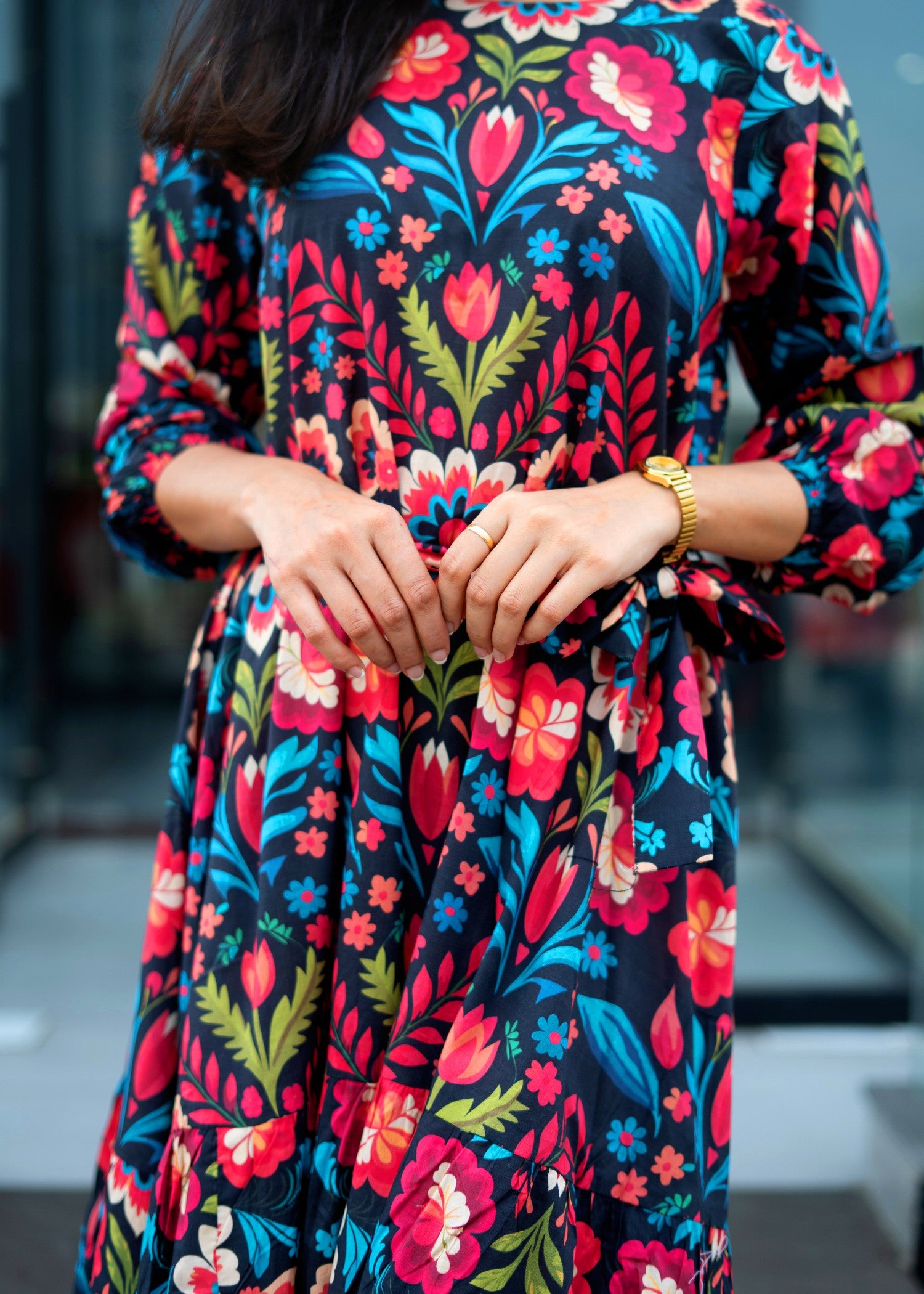 pure cotton Dress in Black