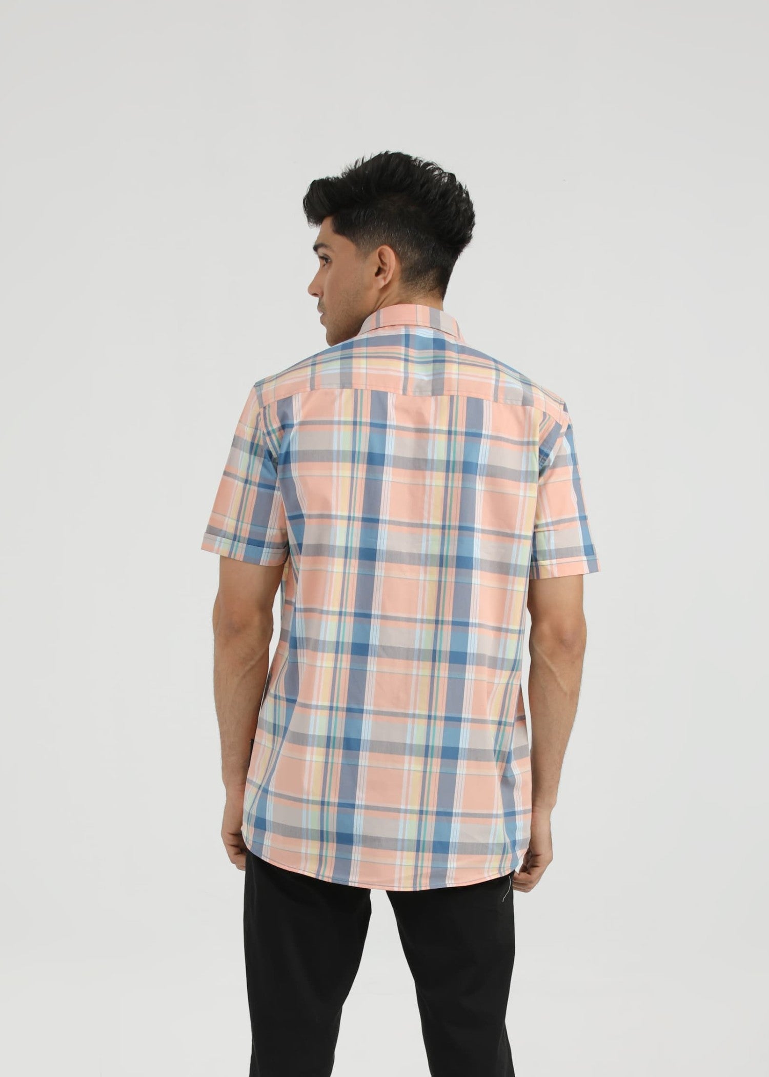 cotton Casual Shirt in Tea rose pink