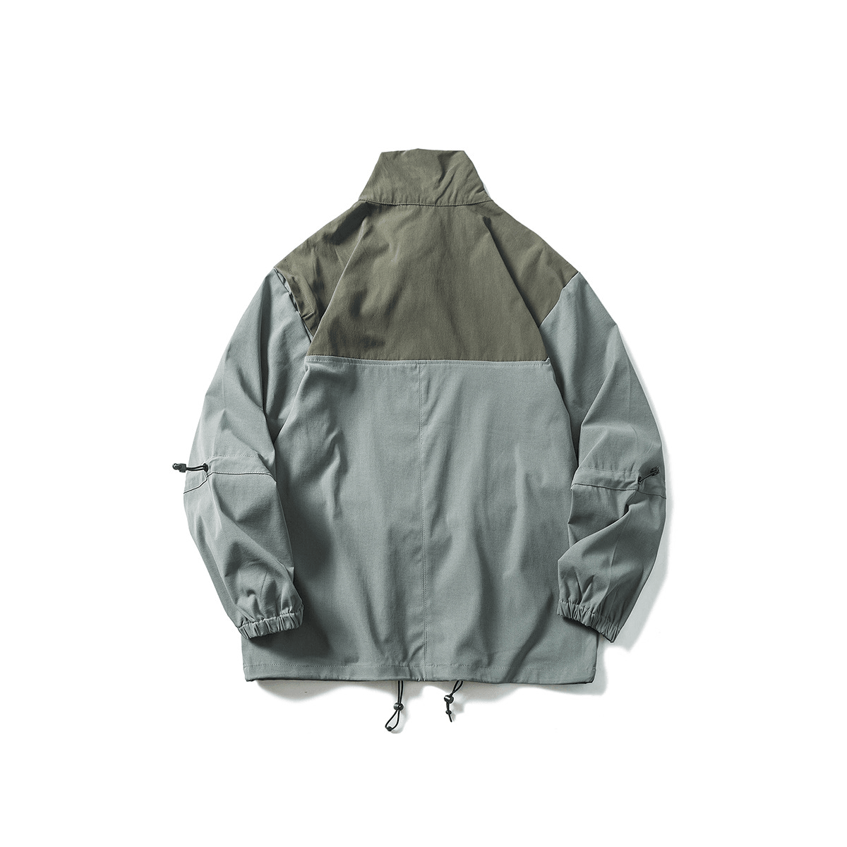 Trendy Diagonal Zipper round Pocket Jacket