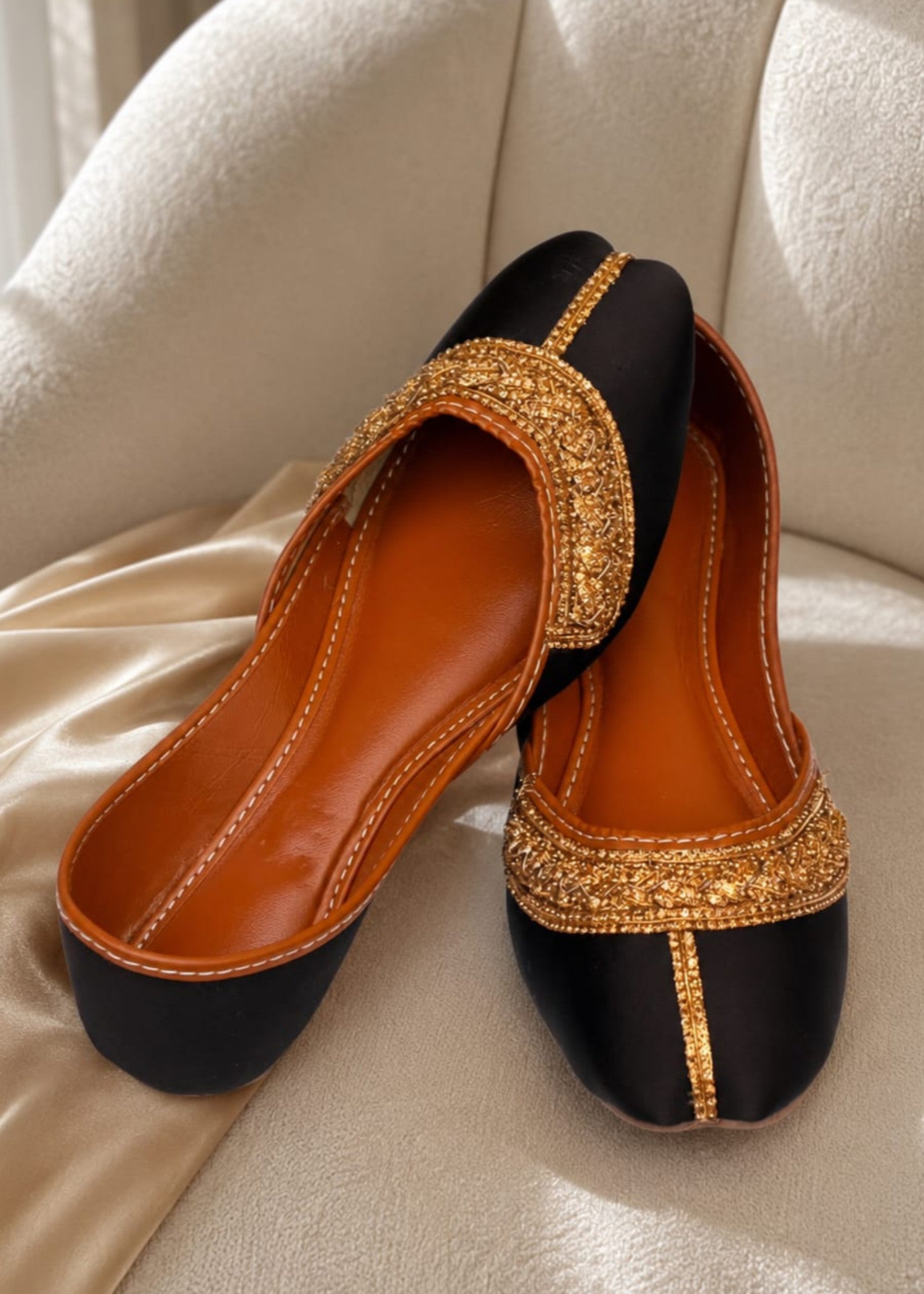 Khussa in Black by - High Quality Women Khussa AKH0869
