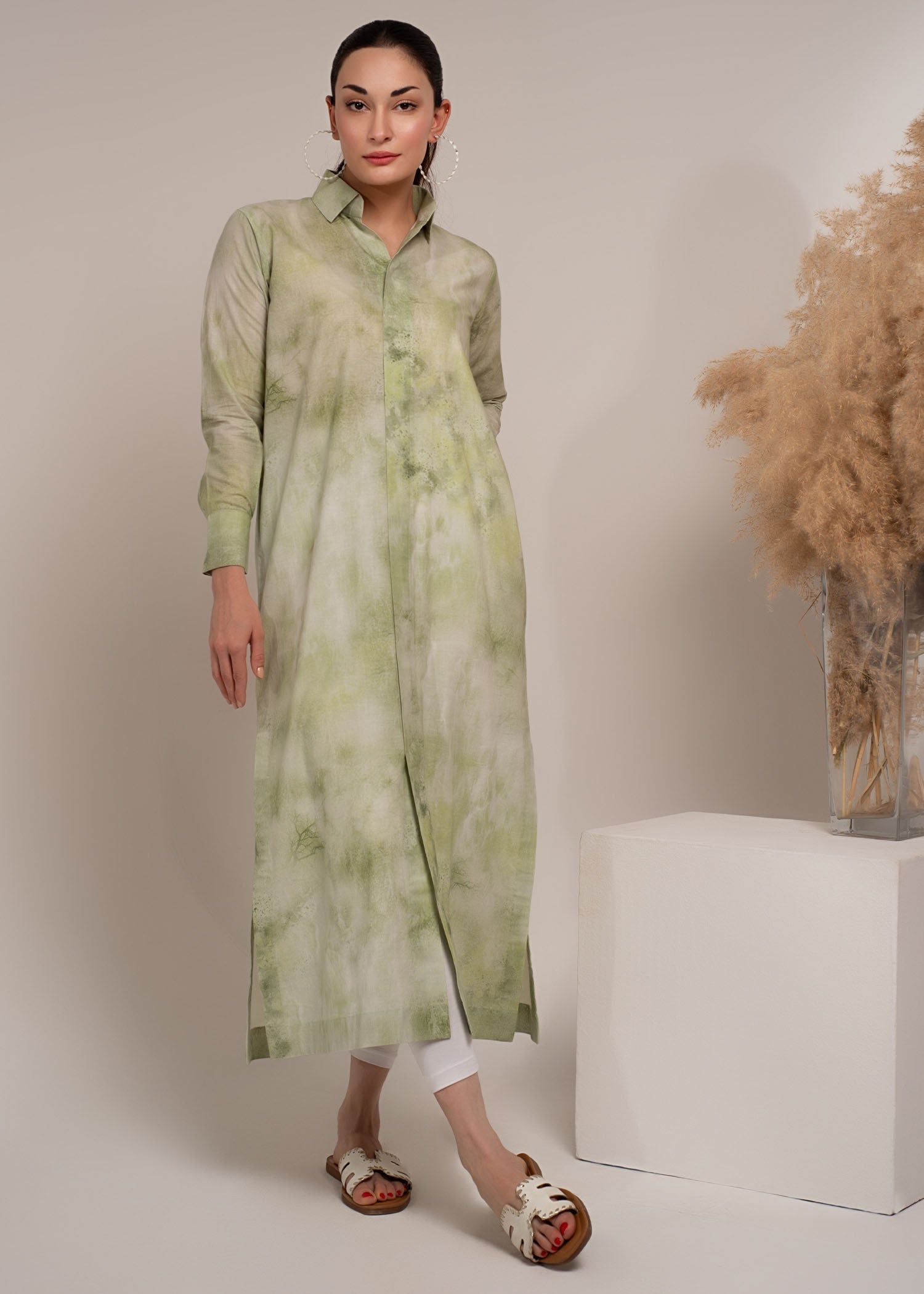 lawn Tunic in Mint green