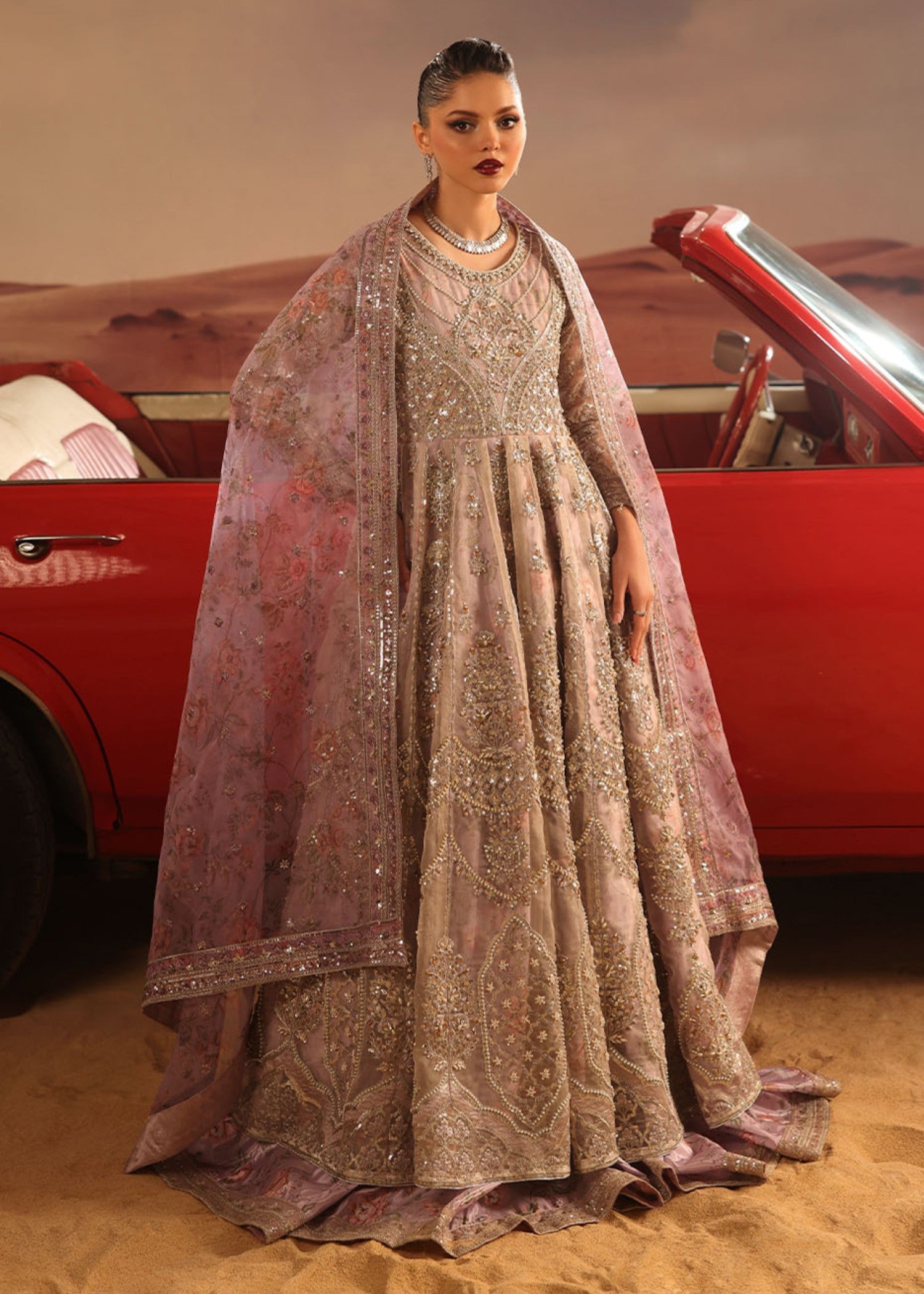 organza Maxi in Lilac