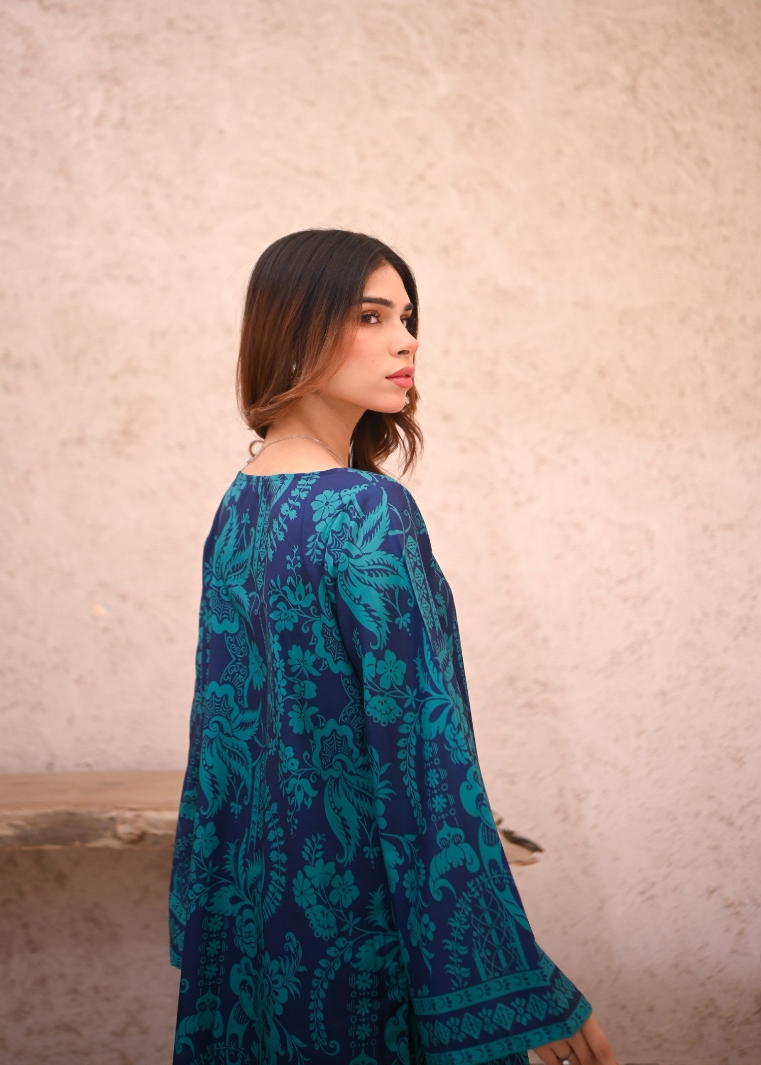 crepe Co Ord Sets in Teal