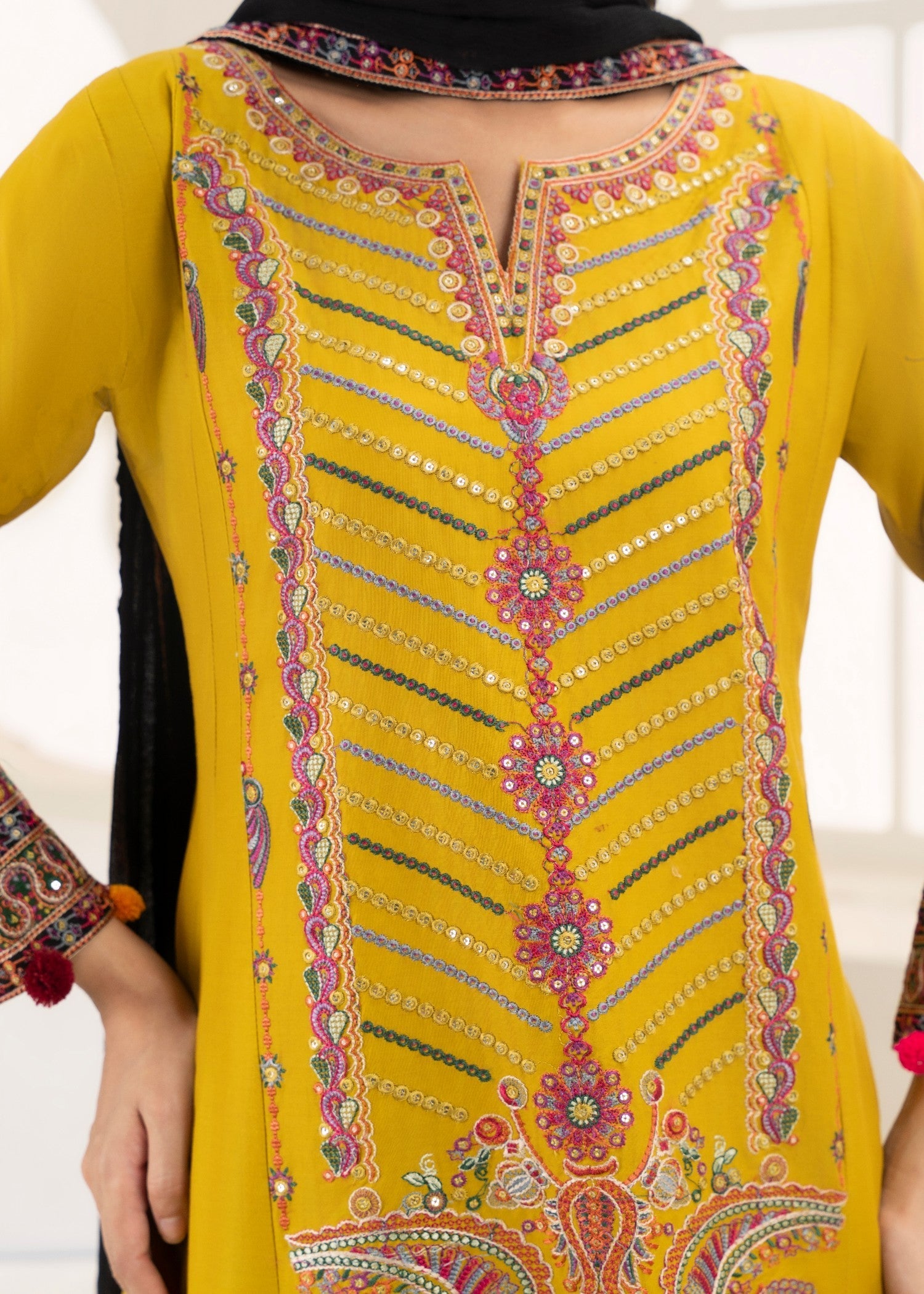 cotton Pishwas in Jasmine