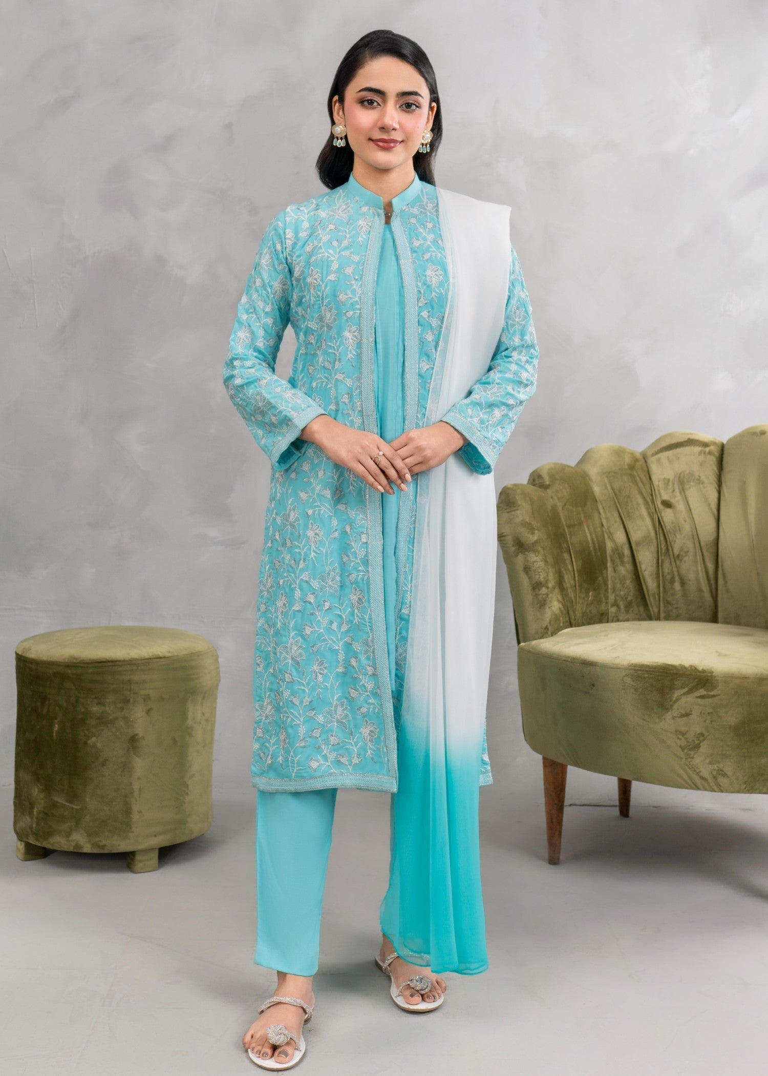 boski Jacket in Ice blue