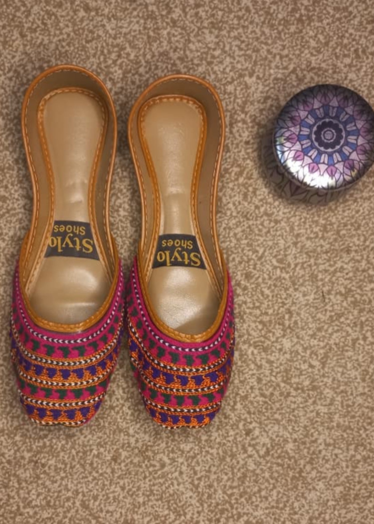 Khussa in Multi by - High Quality Women Khussa NCZ9525
