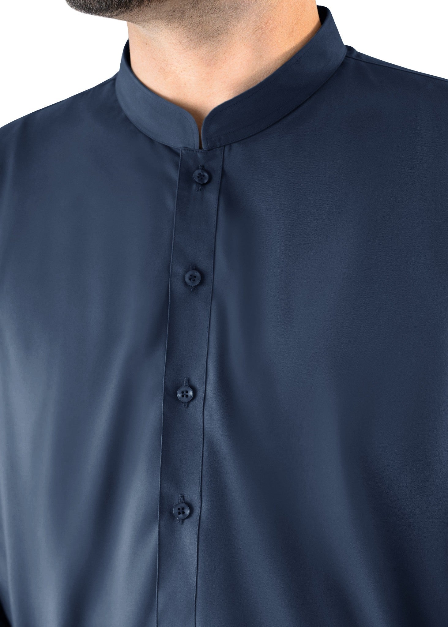 cotton Shalwar Kameez in Navy blue by Divinely Crafted