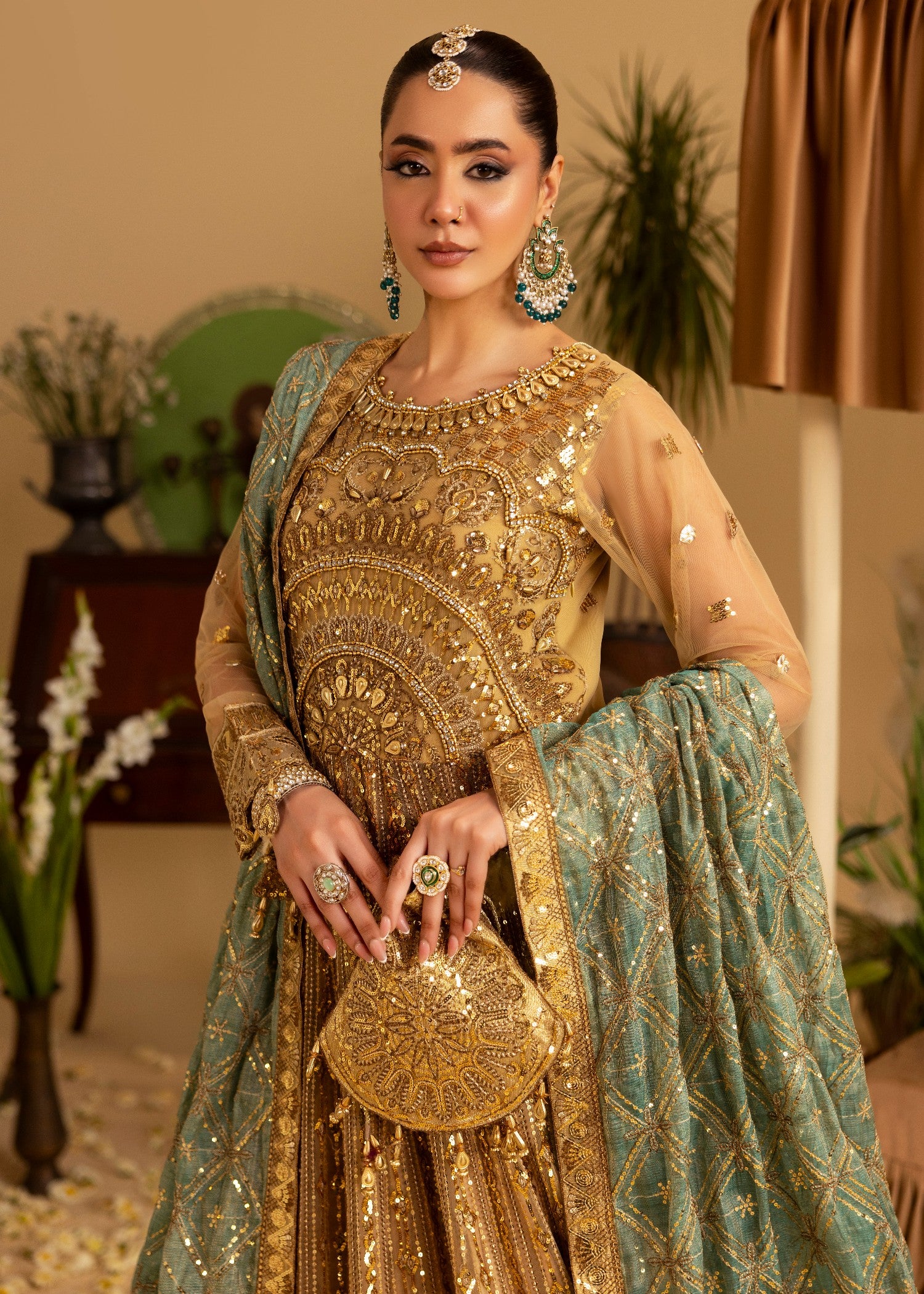 net Maxi in Gold