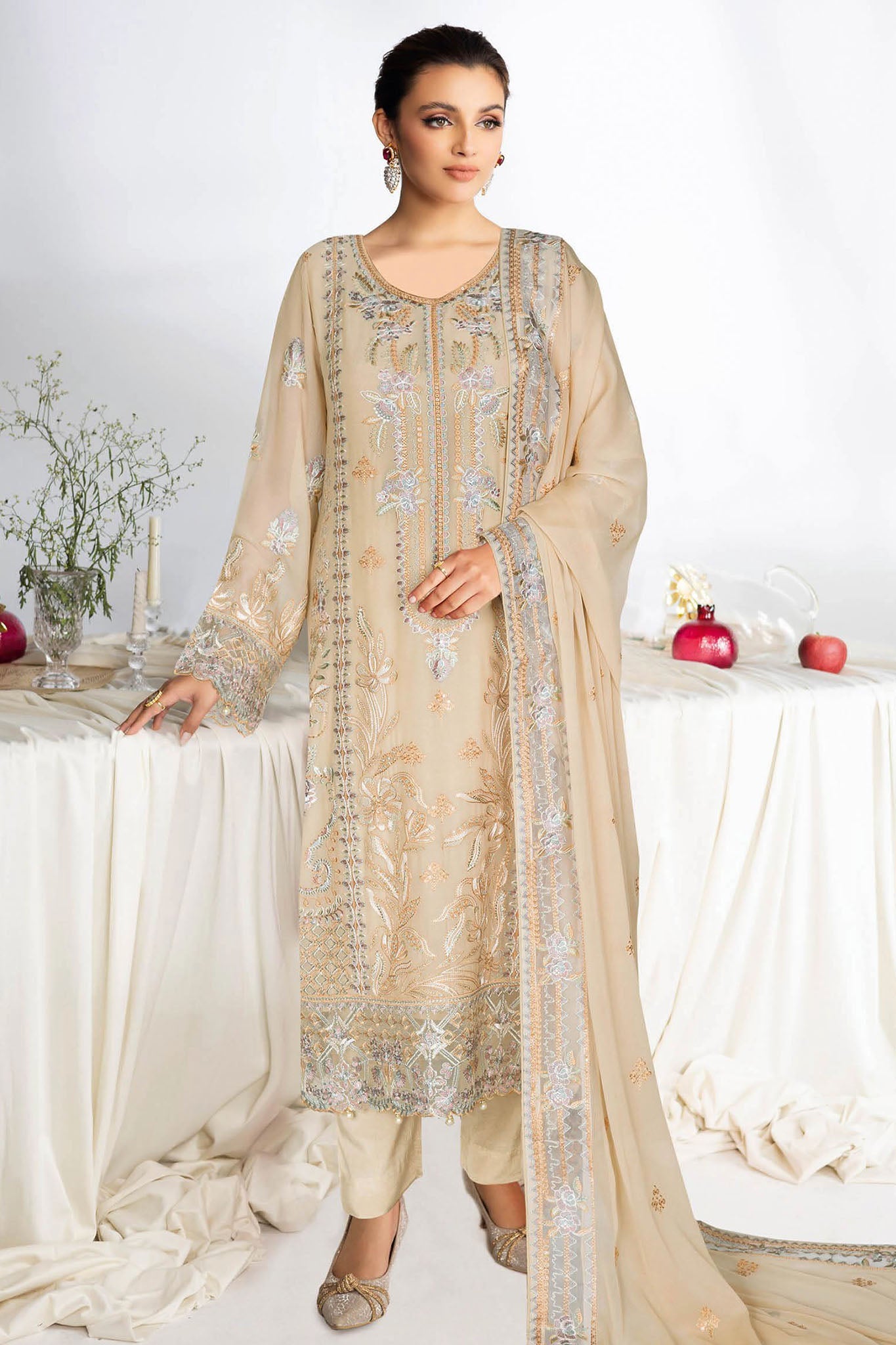 Sangeet Chiffon Formals – B-402