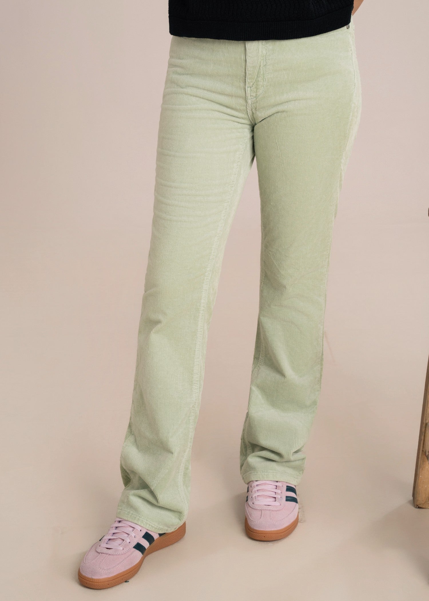 corduroy Pants in Mint green