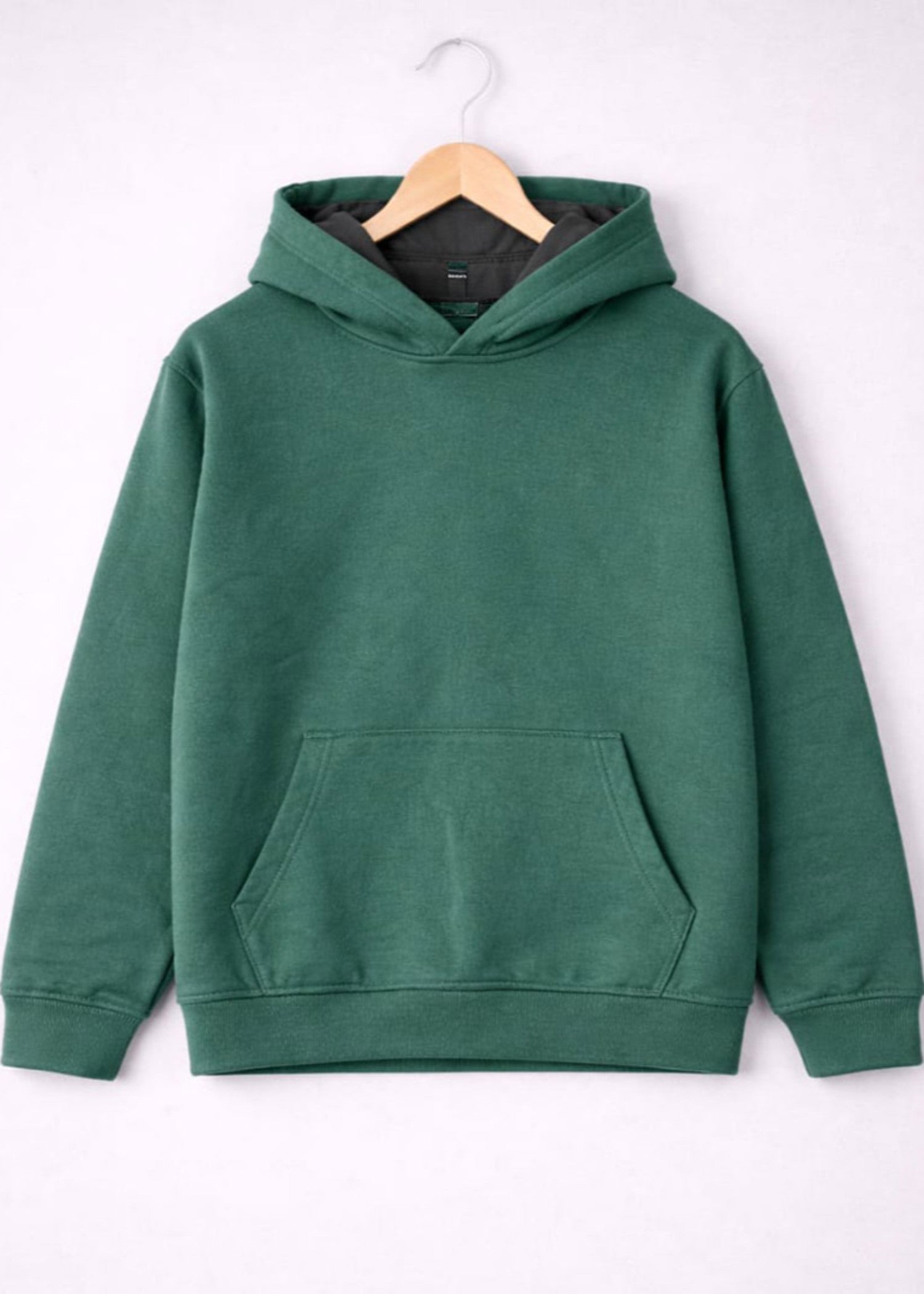 fleece Hoodie in Forest green by Topco.Pk