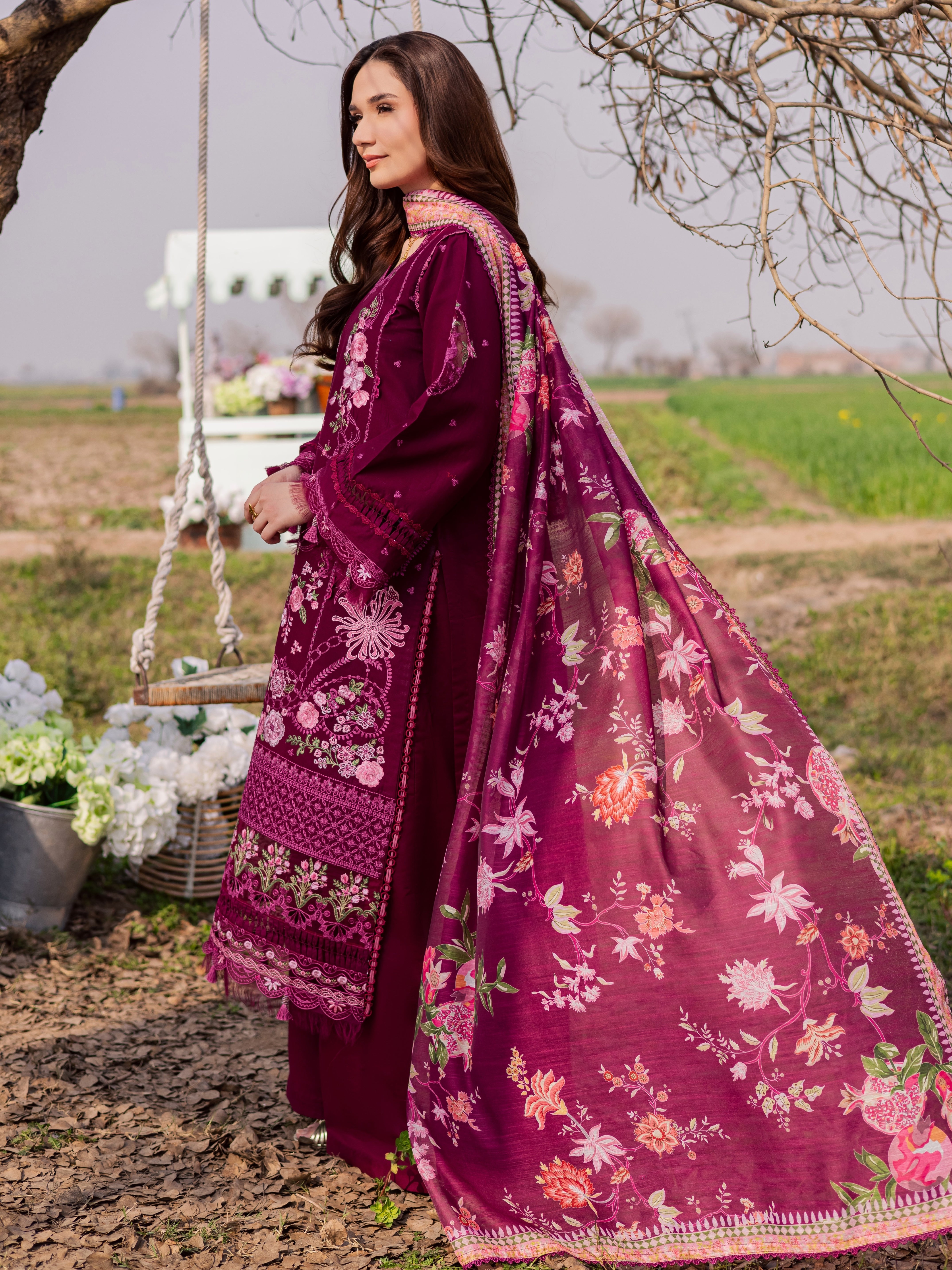 Dil-e-Raqsum Lawn – DQ-07