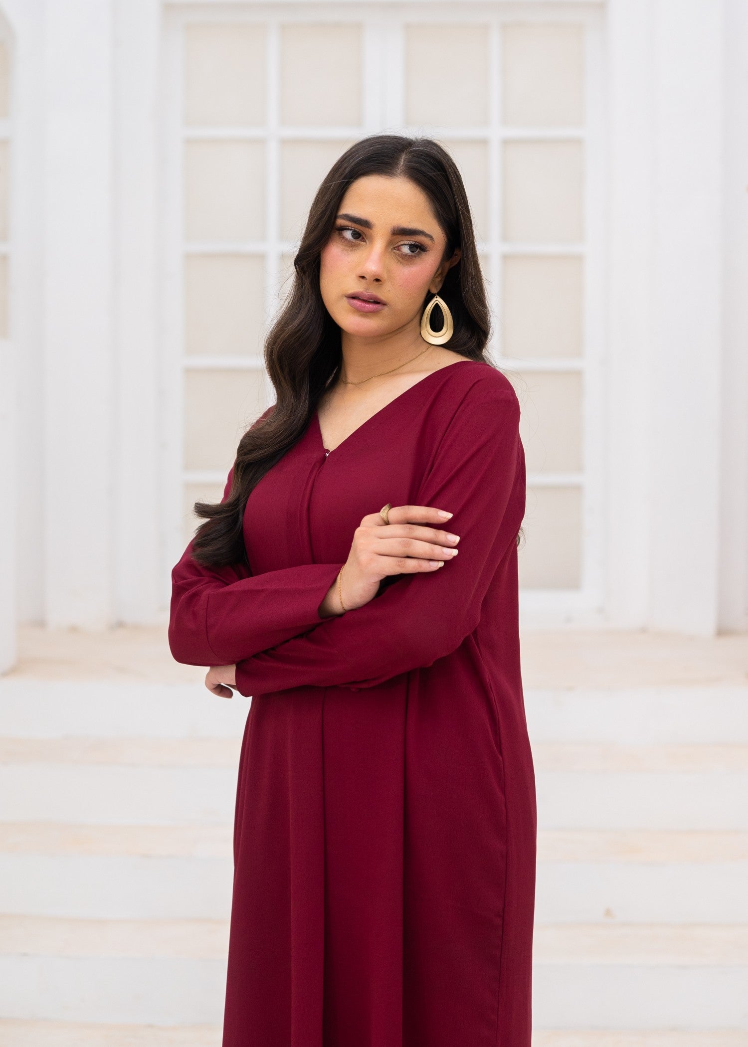 georgette Co Ord Sets in Magenta
