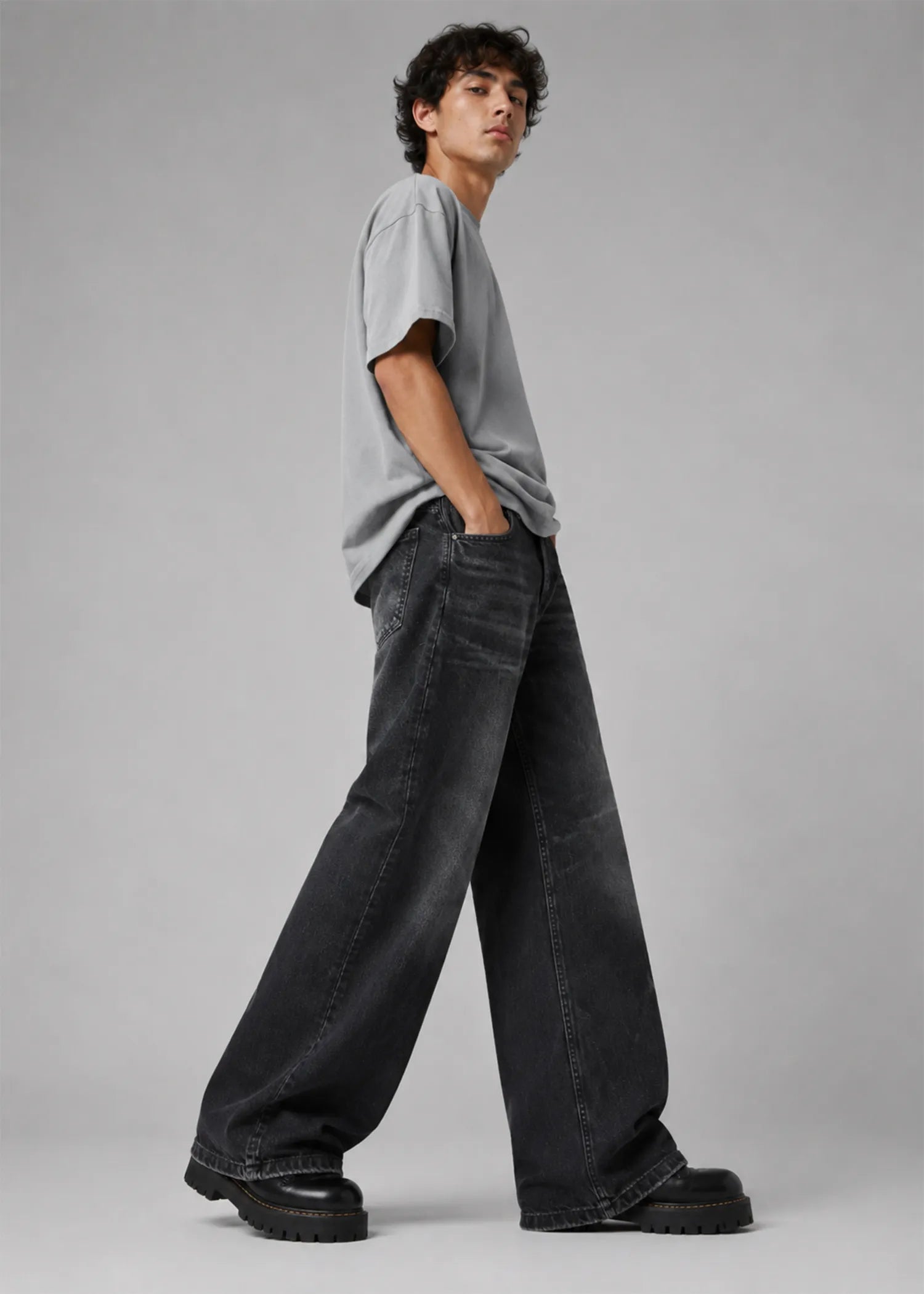 denim Jeans in Stone grey