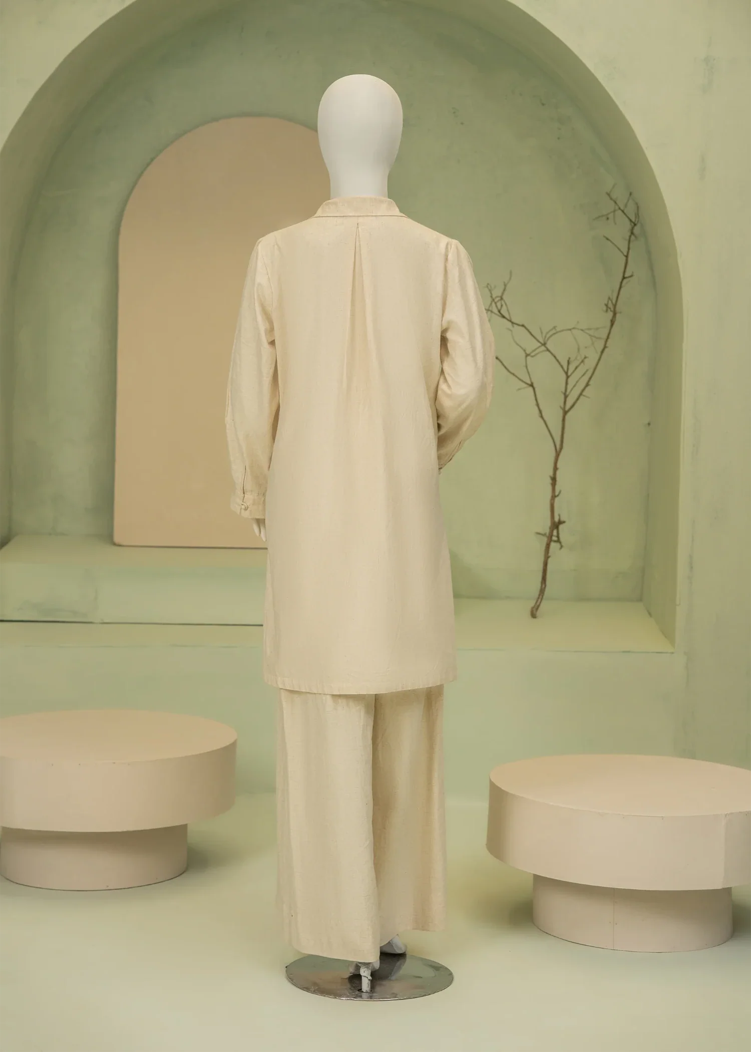 linen Co ord Sets in Cream